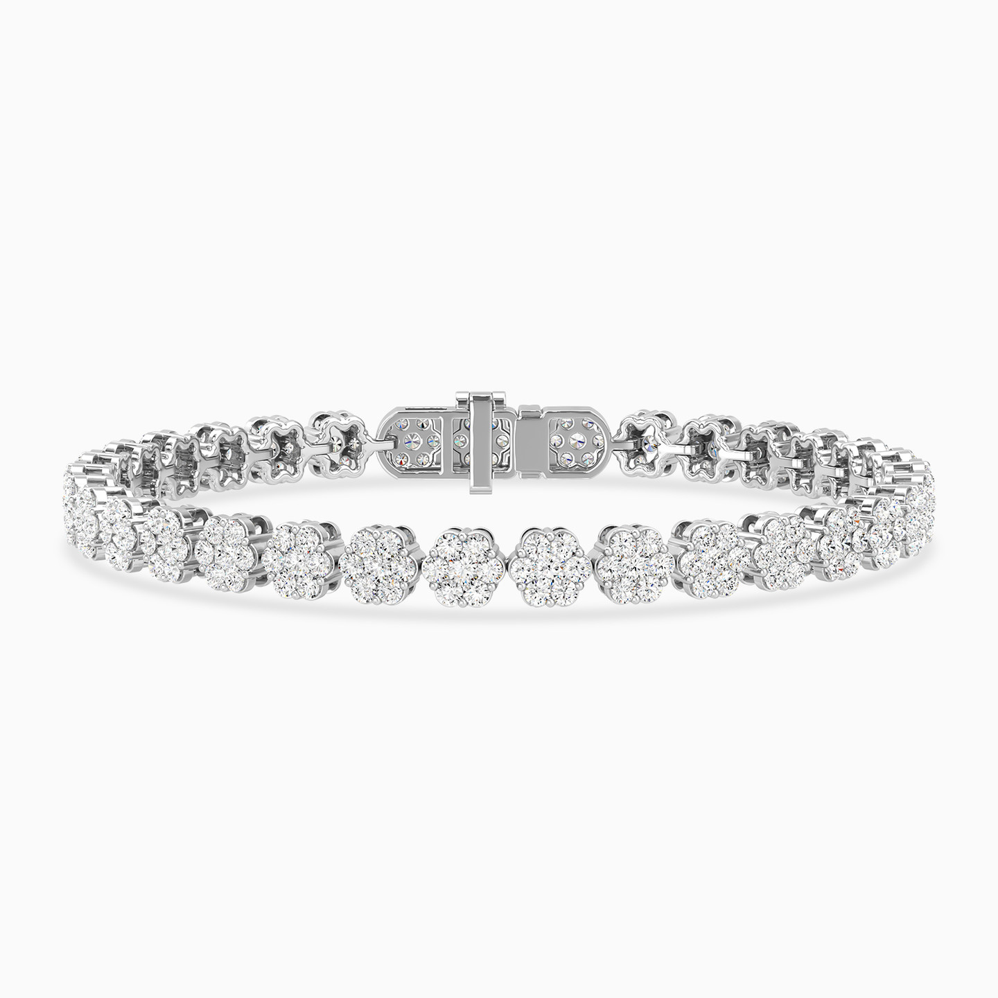 Diamond Tennis Bracelet in 18K Gold - 2 Diamond Tennis Bracelet in 18K Gold - 2
