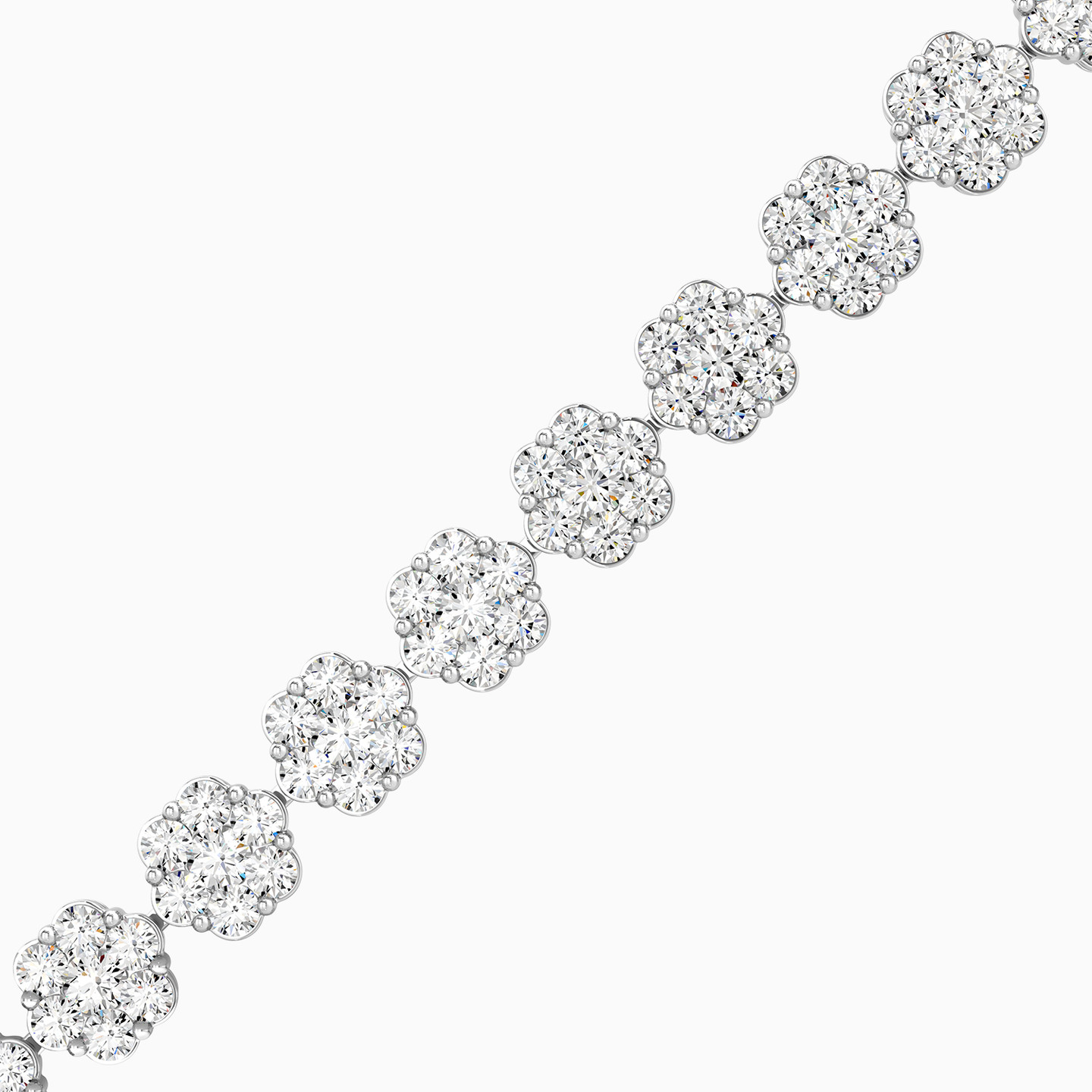 Diamond Tennis Bracelet in 18K Gold - 4 Diamond Tennis Bracelet in 18K Gold - 4