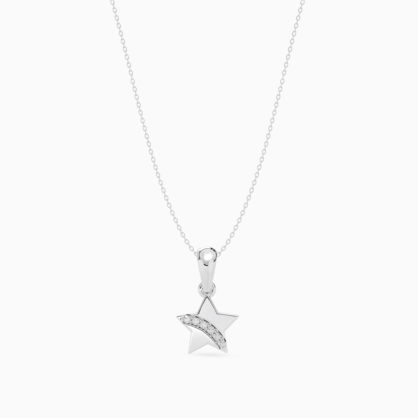 Kids Star Diamonds Pendant in 18K Gold - 3 Kids Star Diamonds Pendant in 18K Gold - 3