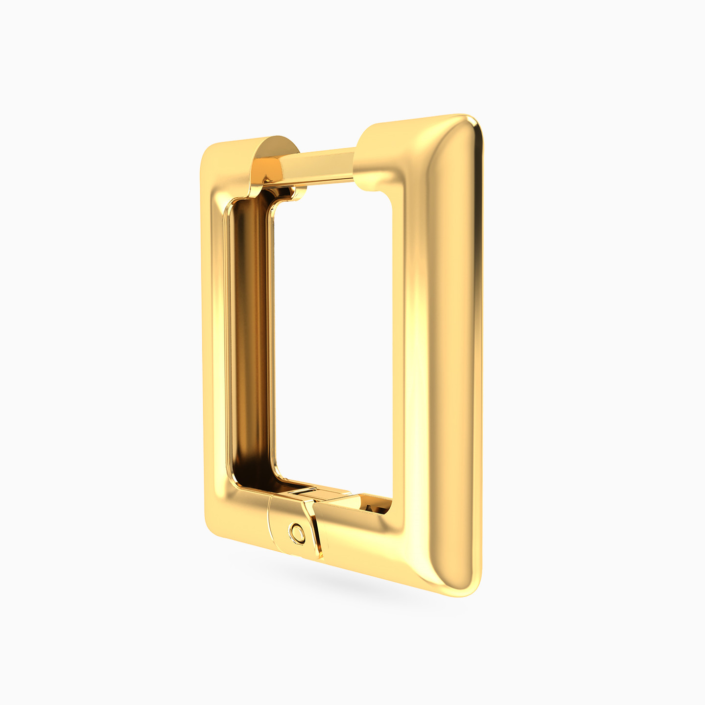 Square Shaped Hoop Earring in 18K Gold - 1 Piece