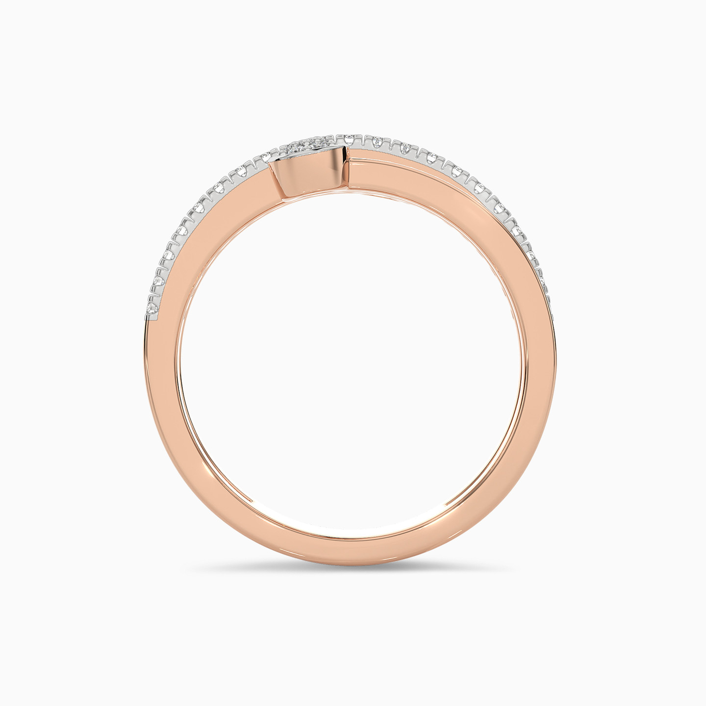 Circle Diamond Ring in 18K Gold - 3 Circle Diamond Ring in 18K Gold - 3