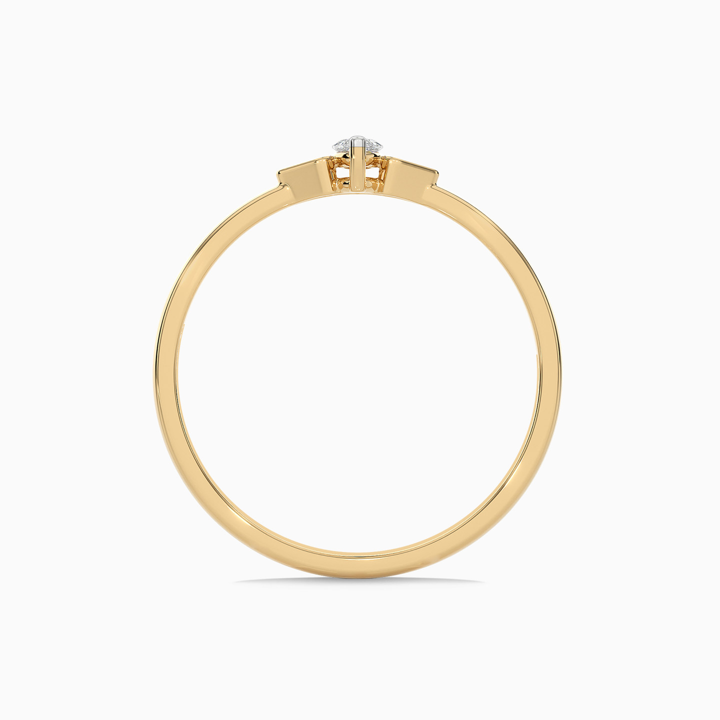 Marquise Diamond Ring in 18K Gold - 4