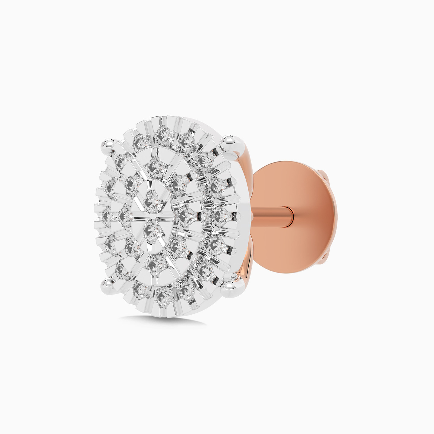 Oval Diamond Stud Earrings in 18K Gold - 4 Oval Diamond Stud Earrings in 18K Gold - 4