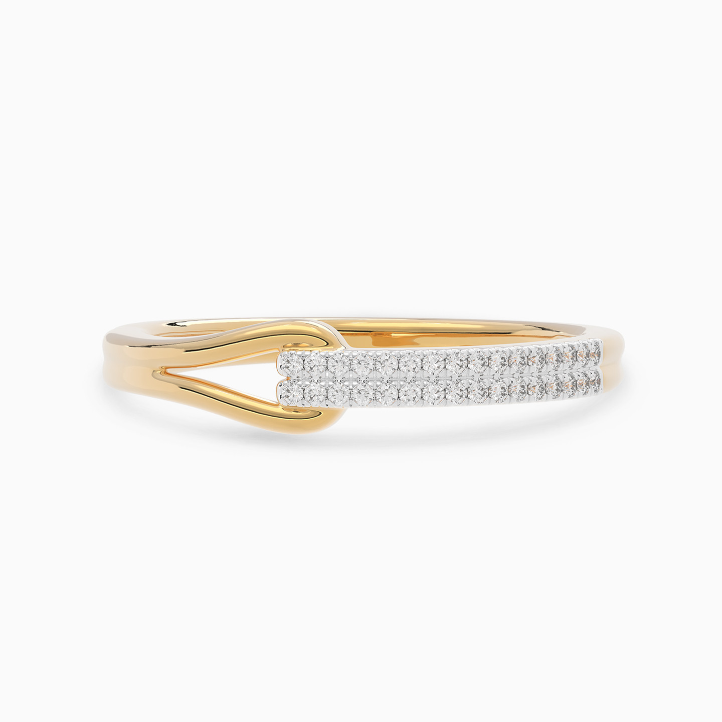 Link Diamond Ring in 18K Gold Link Diamond Ring in 18K Gold