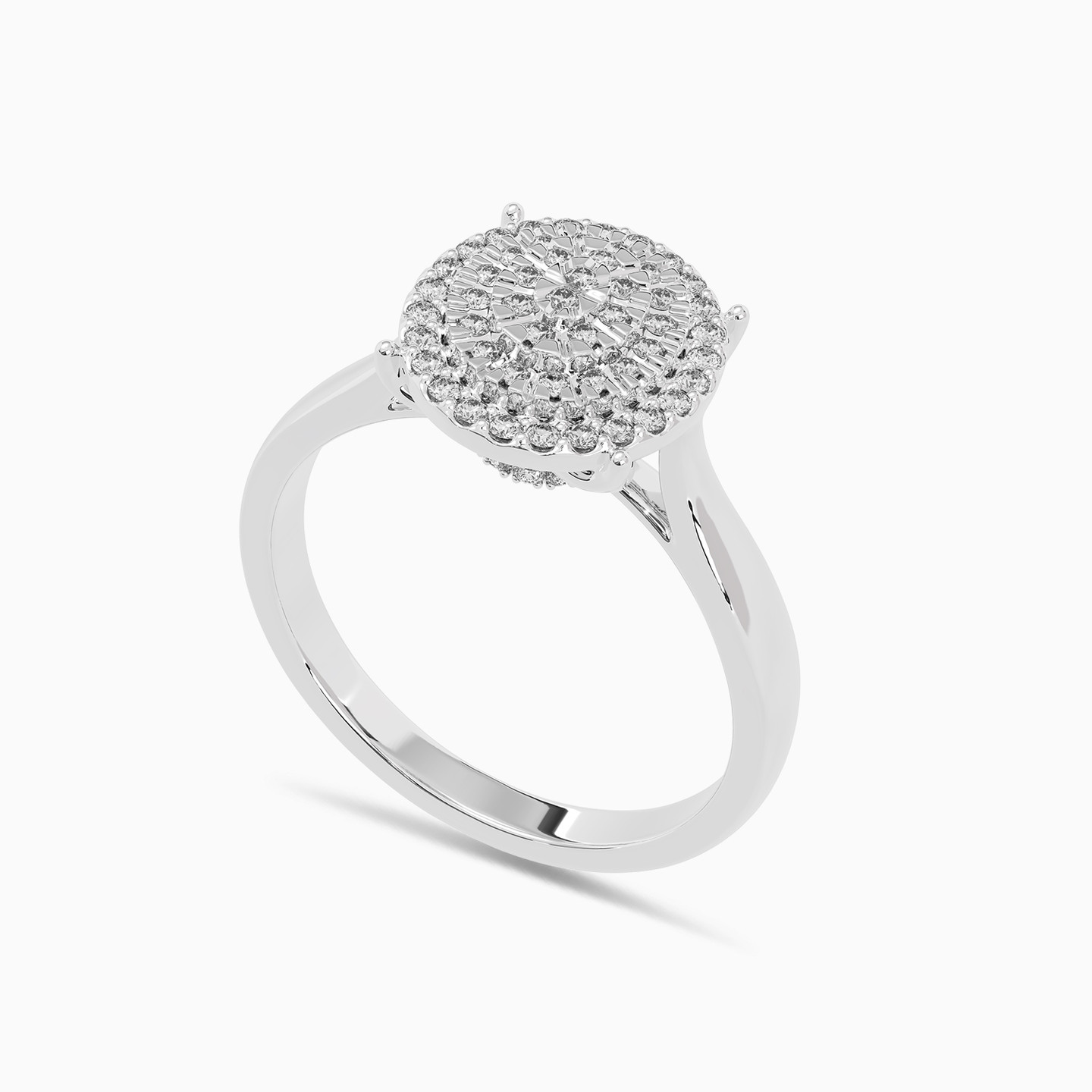 Oval Diamond Ring in 18K Gold - 2