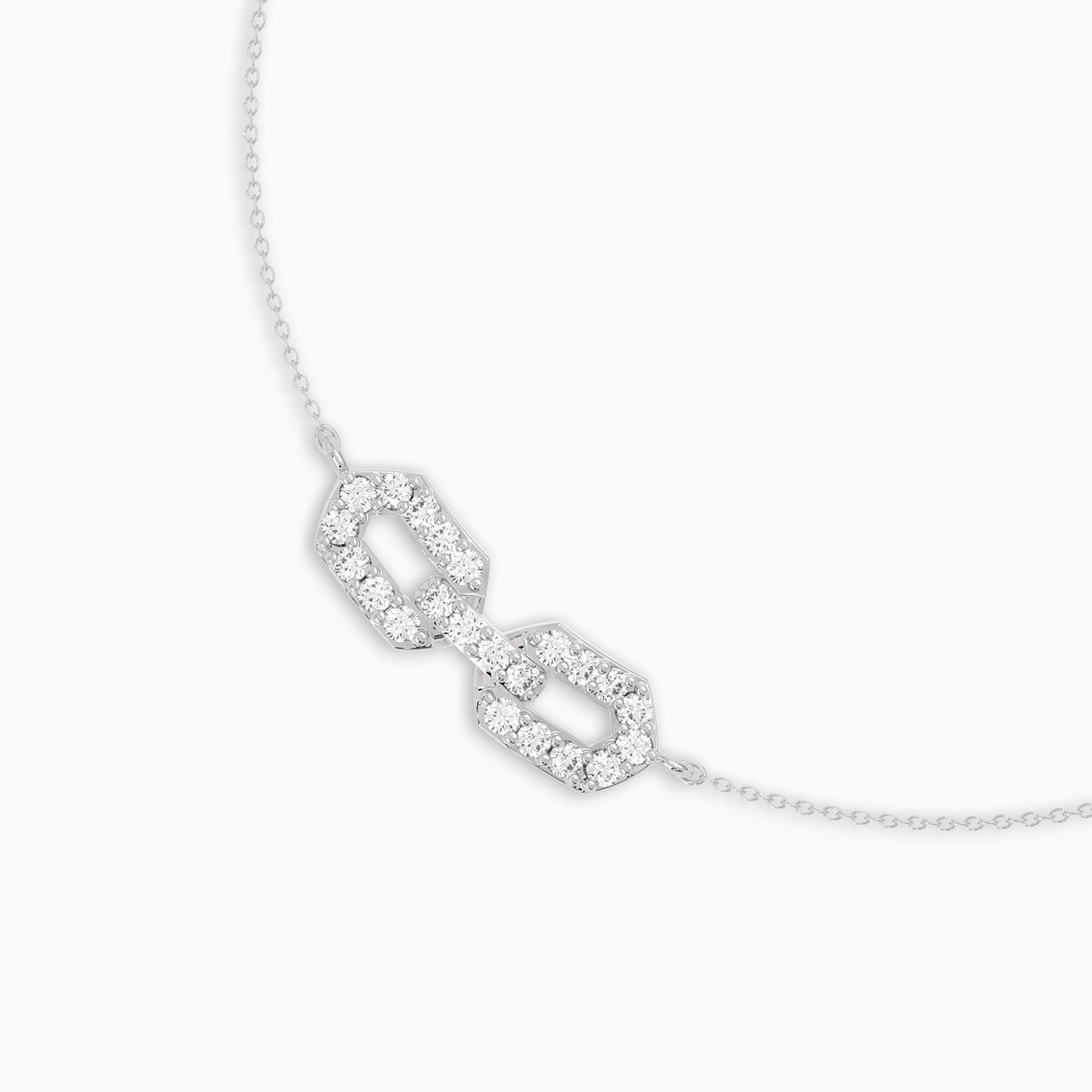 Oval Diamond Chain Bracelet in 18K Gold - 4 Oval Diamond Chain Bracelet in 18K Gold - 4