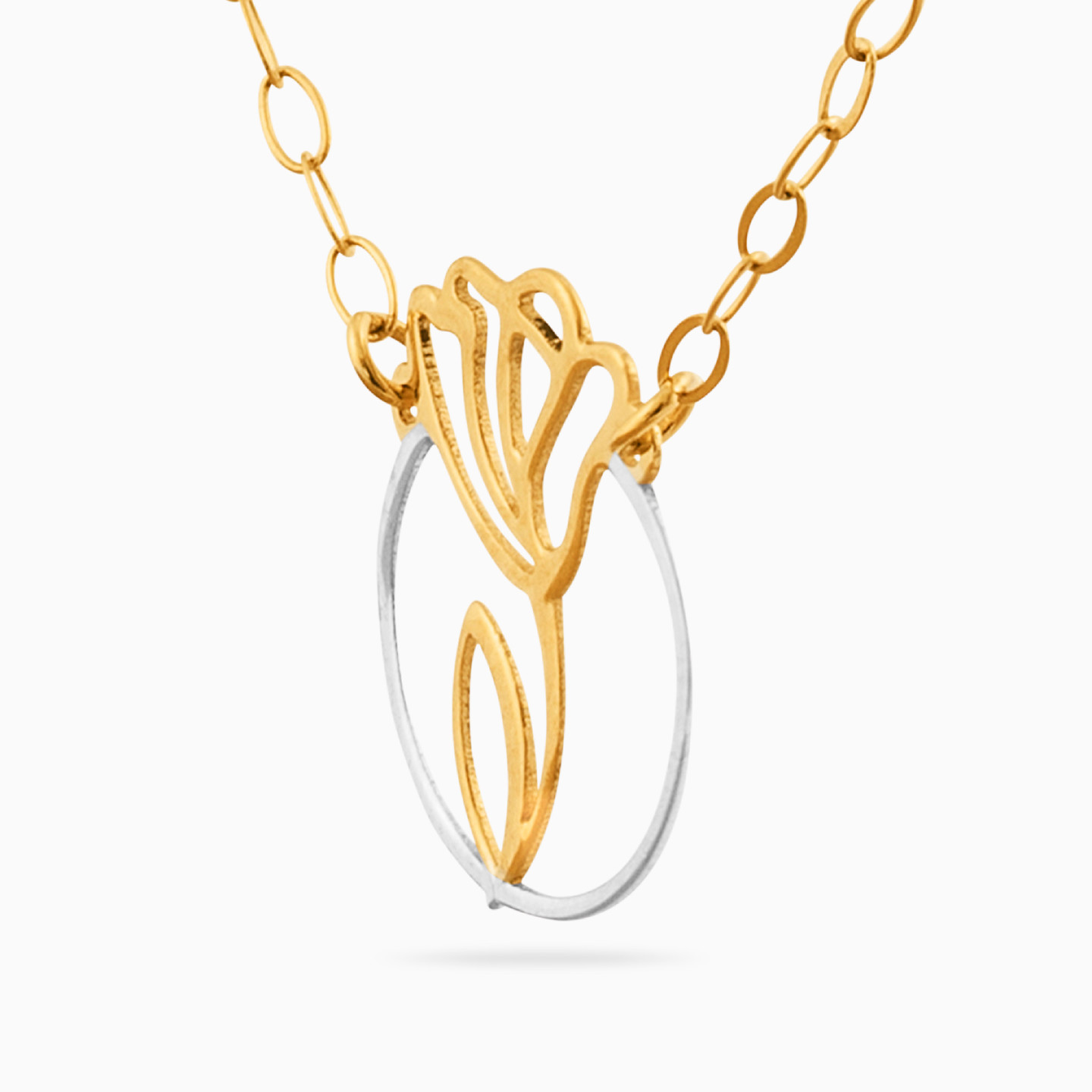 Kids Rose Necklace In 18K Gold - 2 Kids Rose Necklace In 18K Gold - 2