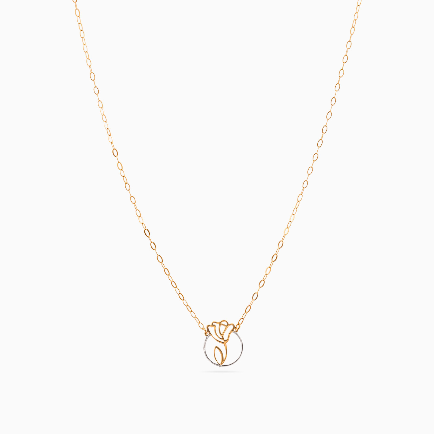 Kids Rose Necklace In 18K Gold - 3 Kids Rose Necklace In 18K Gold - 3