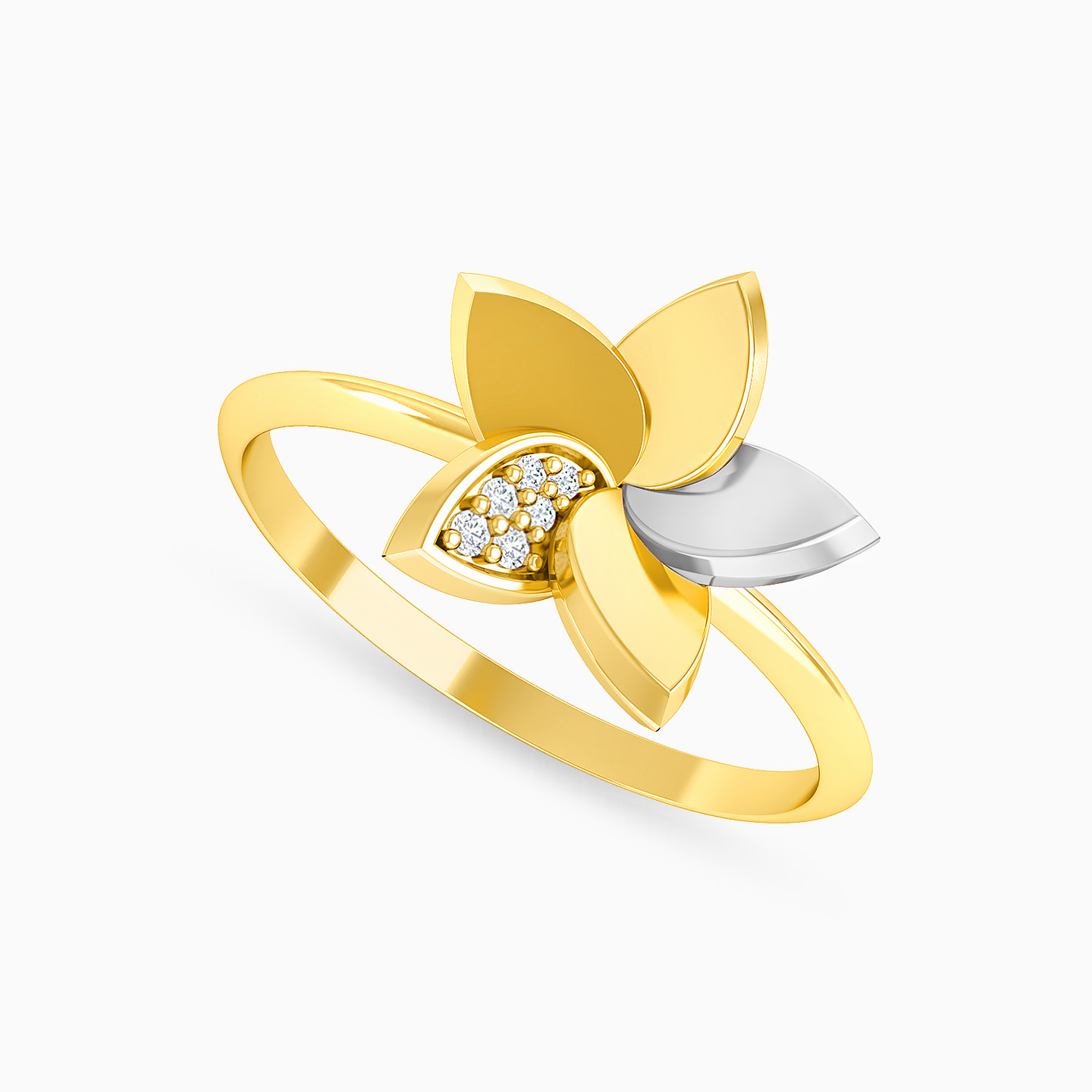 18K Gold Diamond Statement Ring - 2