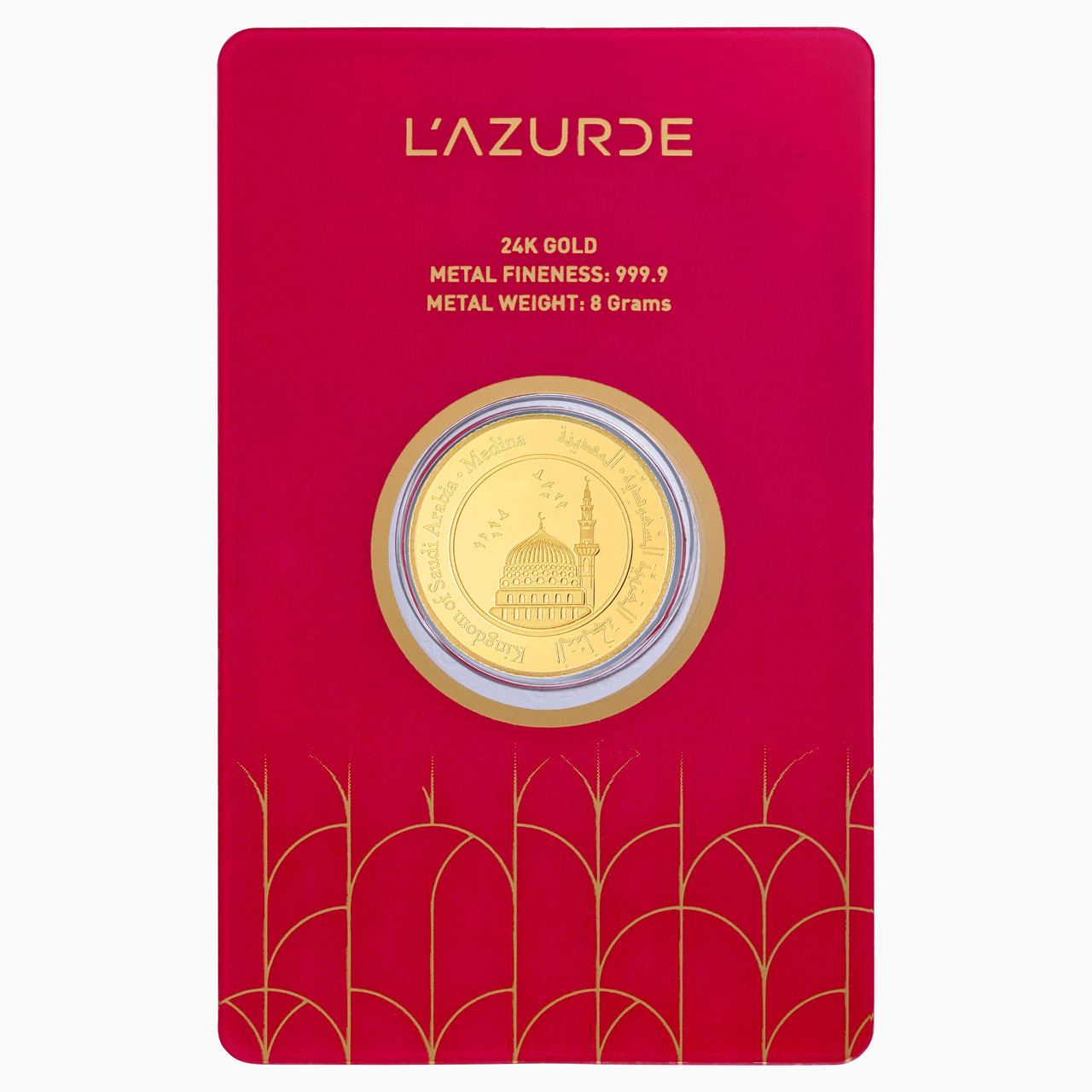 8g El Medina Gold Coin in 24K - 3 8g El Medina Gold Coin in 24K - 3