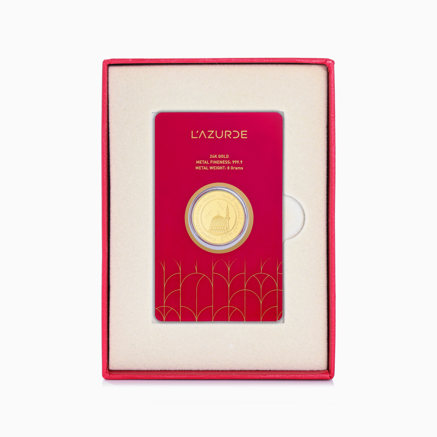 8g El Medina Gold Coin in 24K - 6 8g El Medina Gold Coin in 24K - 6