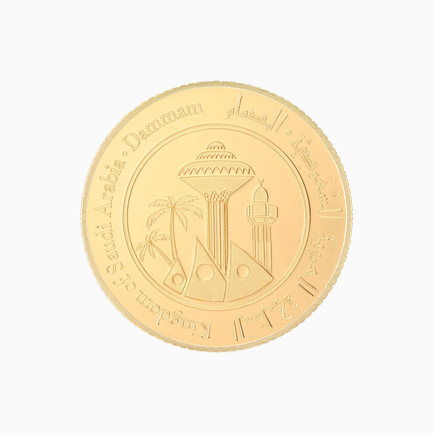 8g Dammam Gold Coin In 24K 8g Dammam Gold Coin In 24K