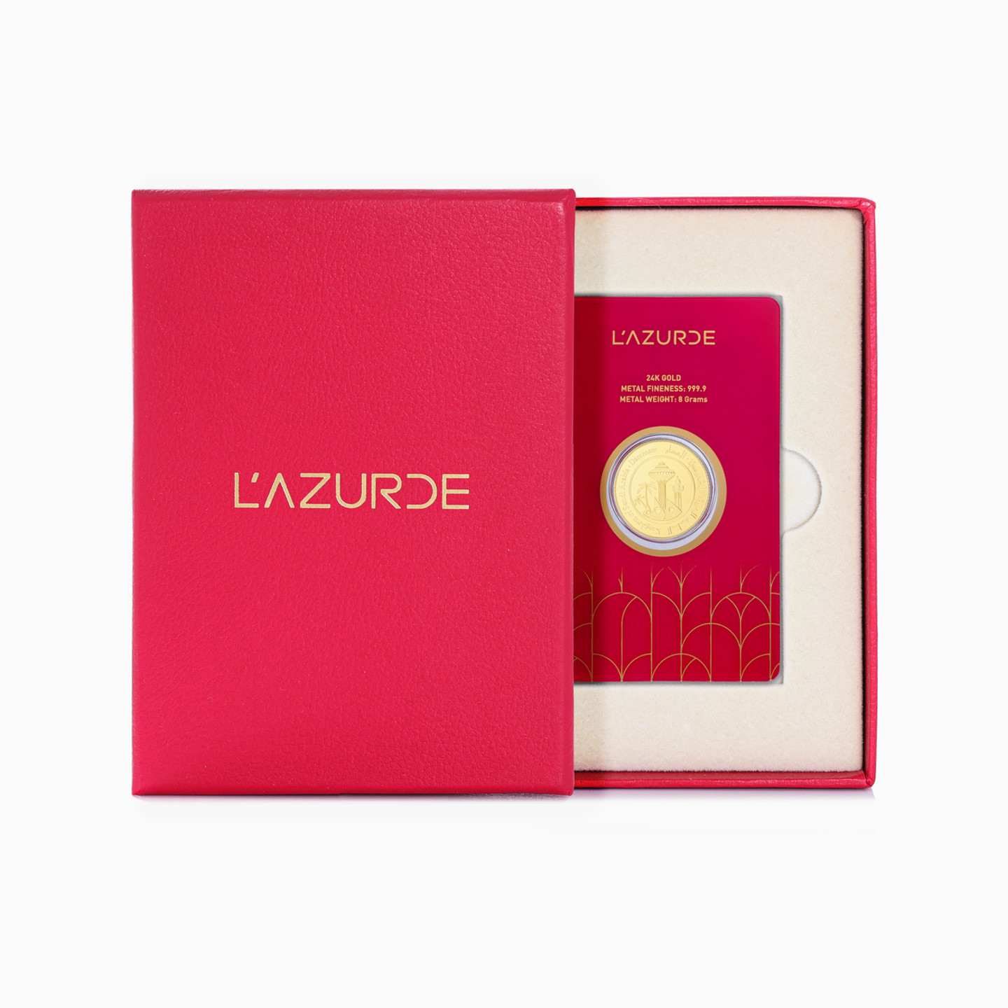 8g Dammam Gold Coin In 24K - 5 8g Dammam Gold Coin In 24K - 5