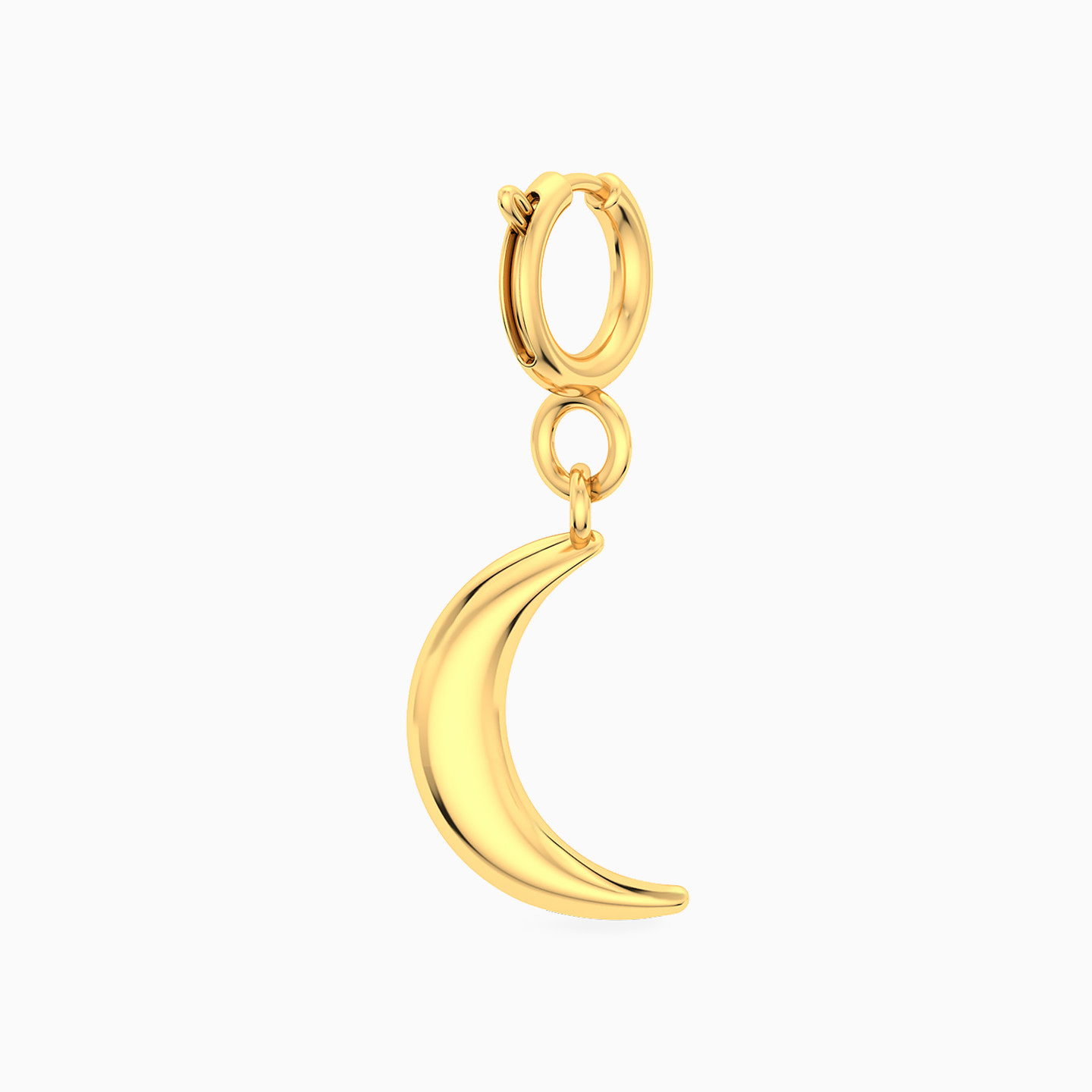 Crescent Moon Charm in 18K Gold Crescent Moon Charm in 18K Gold
