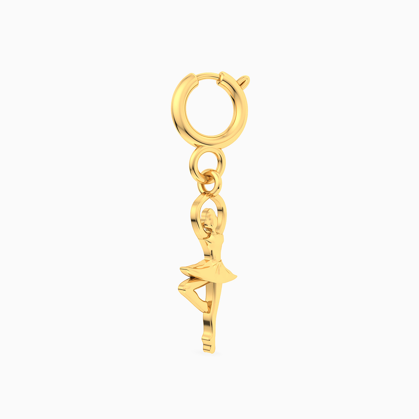 Ballerina Charm in 18K Gold - 3 Ballerina Charm in 18K Gold - 3