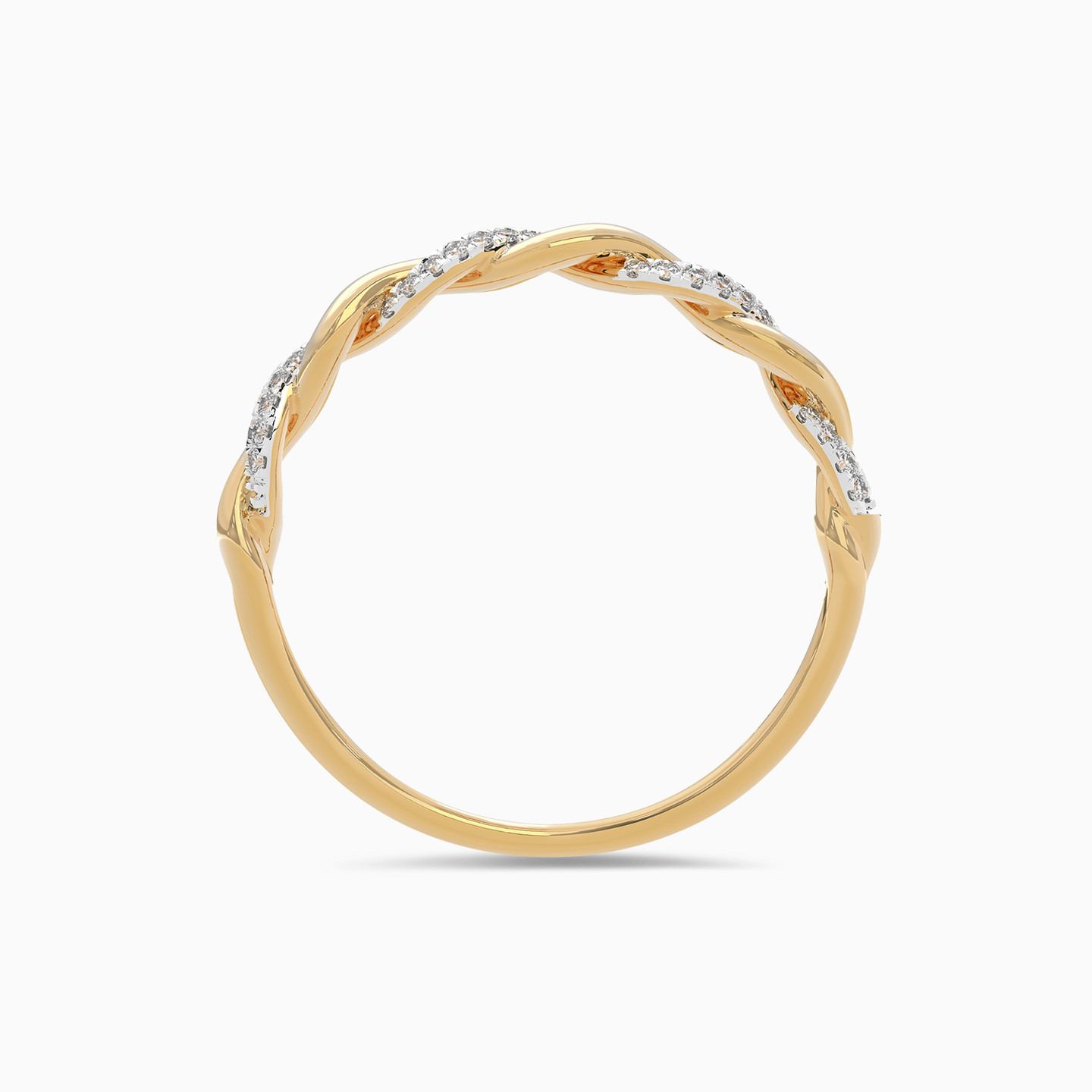 Swirl Diamond Ring in 18K Gold - 3 Swirl Diamond Ring in 18K Gold - 3