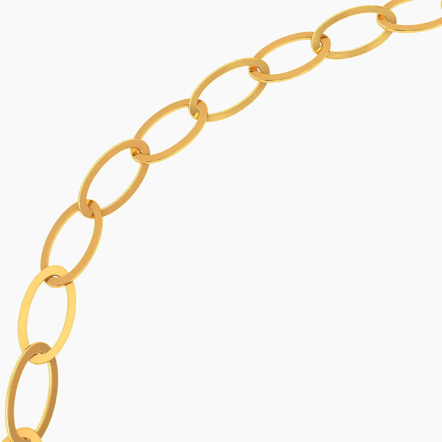 Chain Necklace in 18K Gold - 3