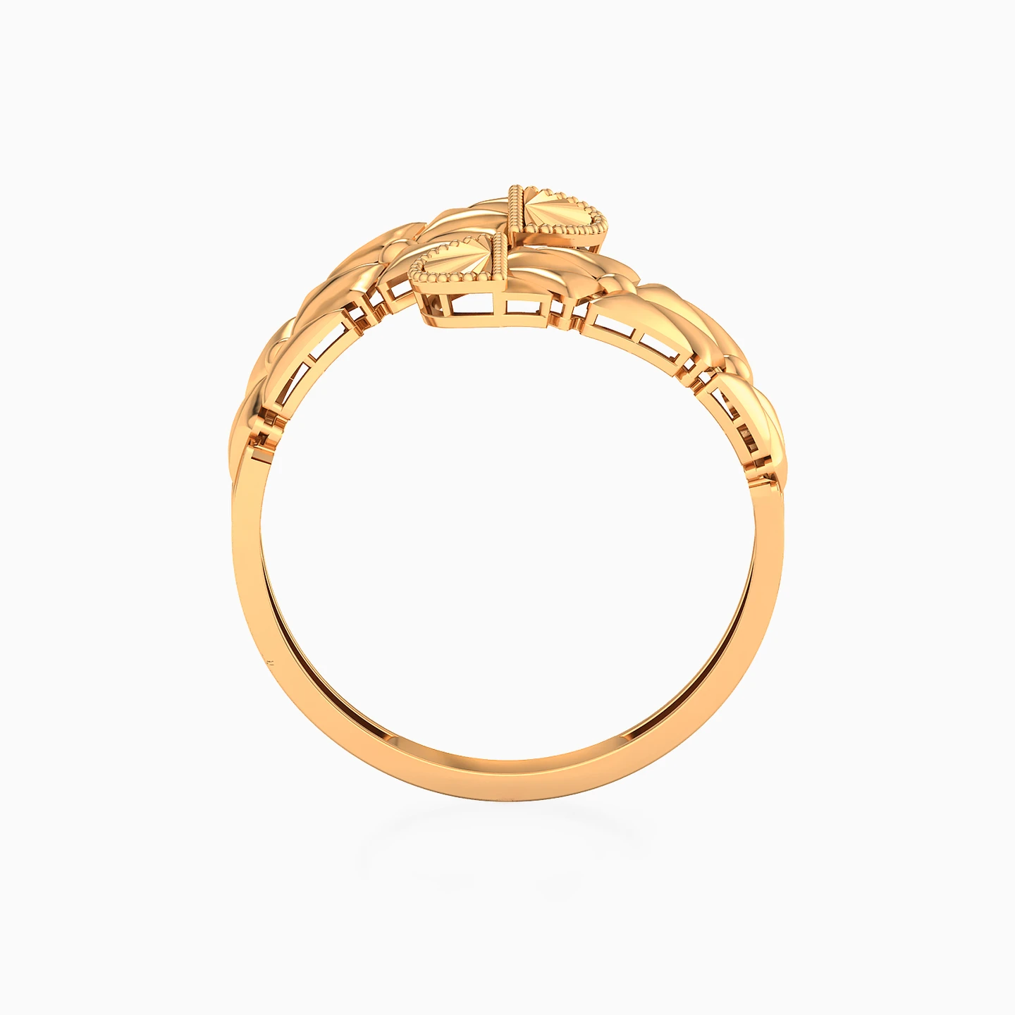 Multi-shaped Ring in 21K Gold - 4 Multi-shaped Ring in 21K Gold - 4