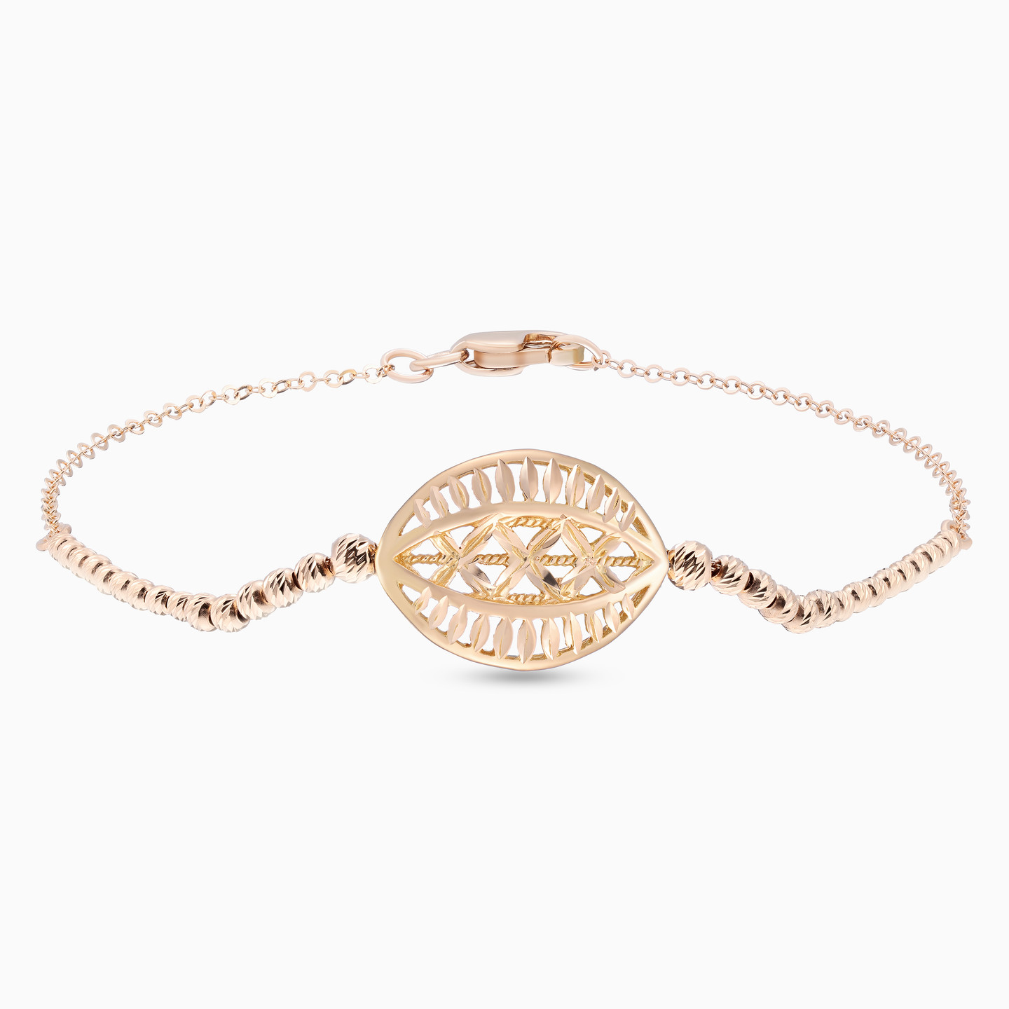 طقم مجوهرات ذهب عيار 21 قيراط مزين بأحجار الزركون (4 قطع) - 3 طقم مجوهرات ذهب عيار 21 قيراط مزين بأحجار الزركون (4 قطع) - 3