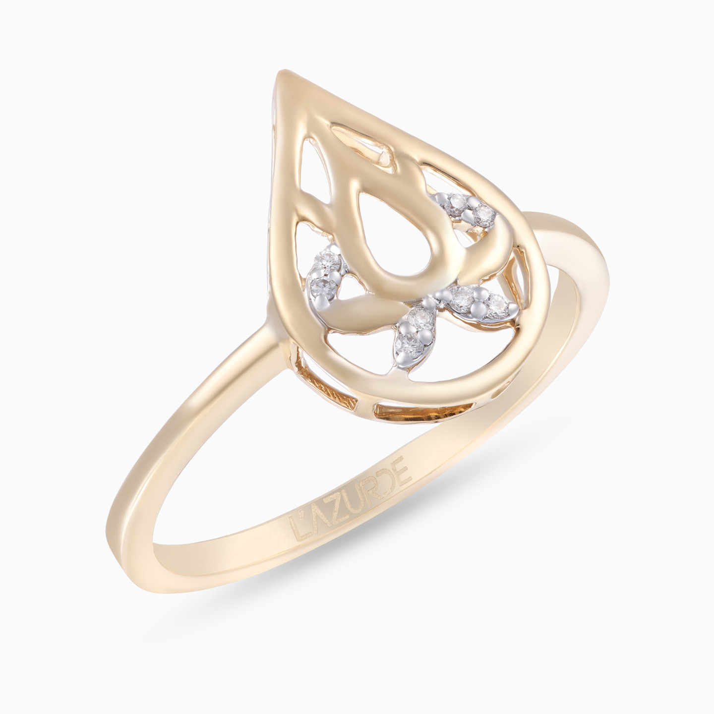 Tree Diamond Full Set in 18K Gold - 4 pieces - 4 Tree Diamond Full Set in 18K Gold - 4 pieces - 4