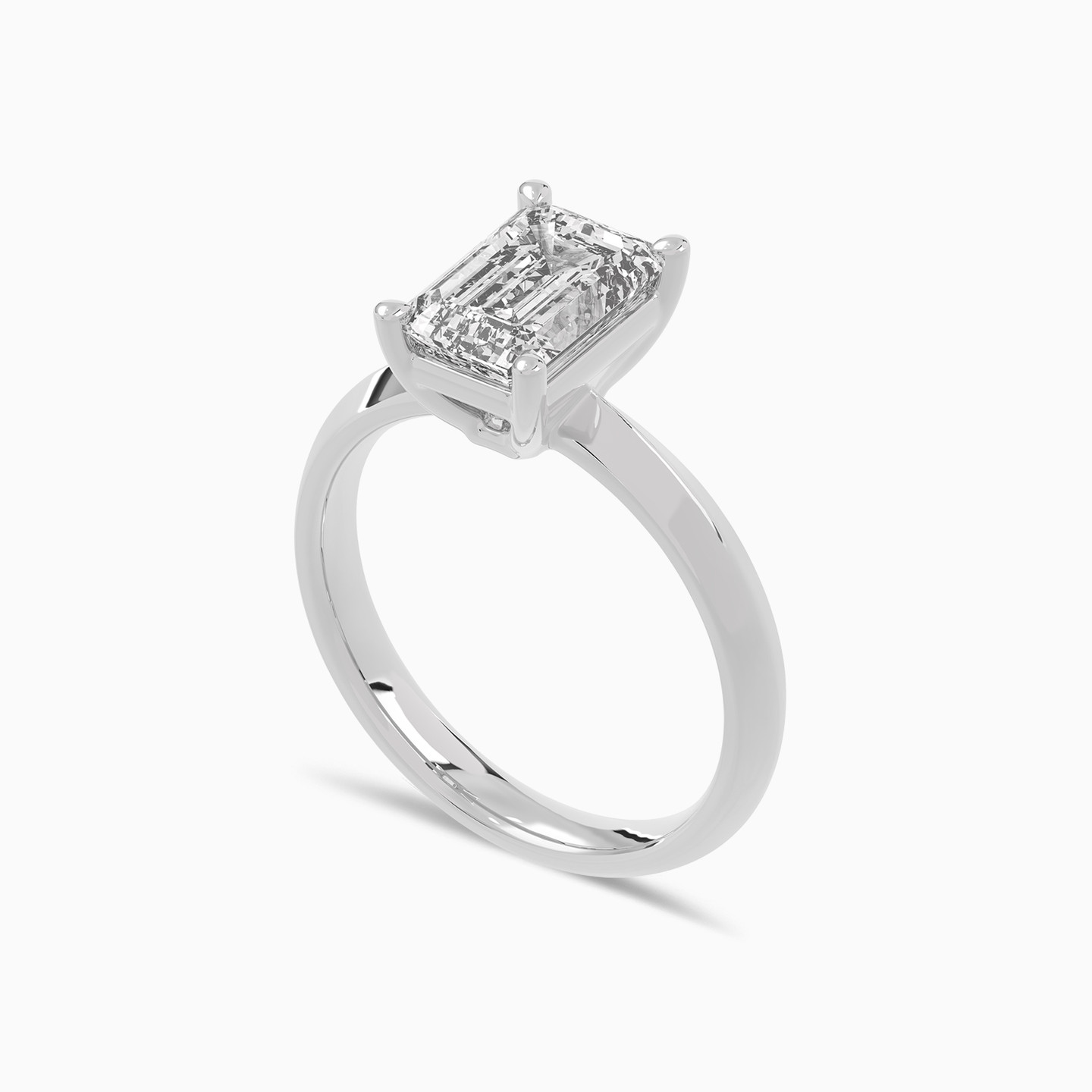 2.01 CT Baguette Lab Grown Diamond Ring in 18K Gold - 2 2.01 CT Baguette Lab Grown Diamond Ring in 18K Gold - 2
