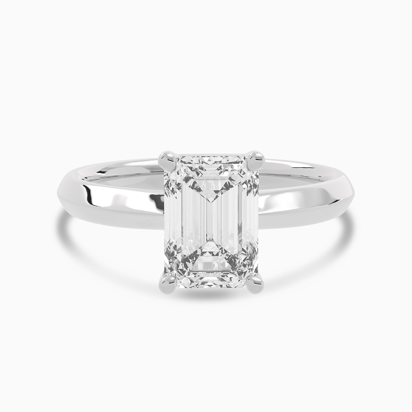 1.51 CT Baguette Lab Grown Diamond Ring in 18K Gold - 2 1.51 CT Baguette Lab Grown Diamond Ring in 18K Gold - 2
