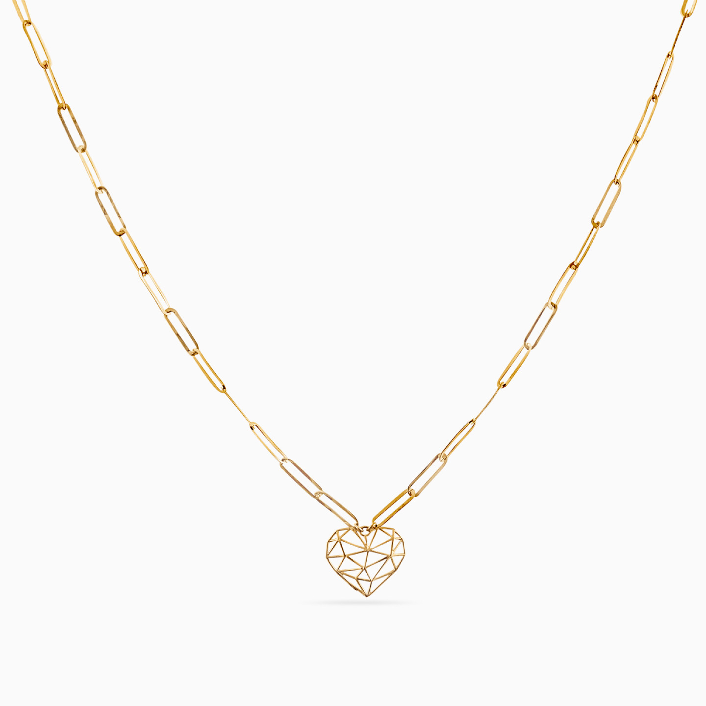 Heart Necklace In 18K Gold Heart Necklace In 18K Gold