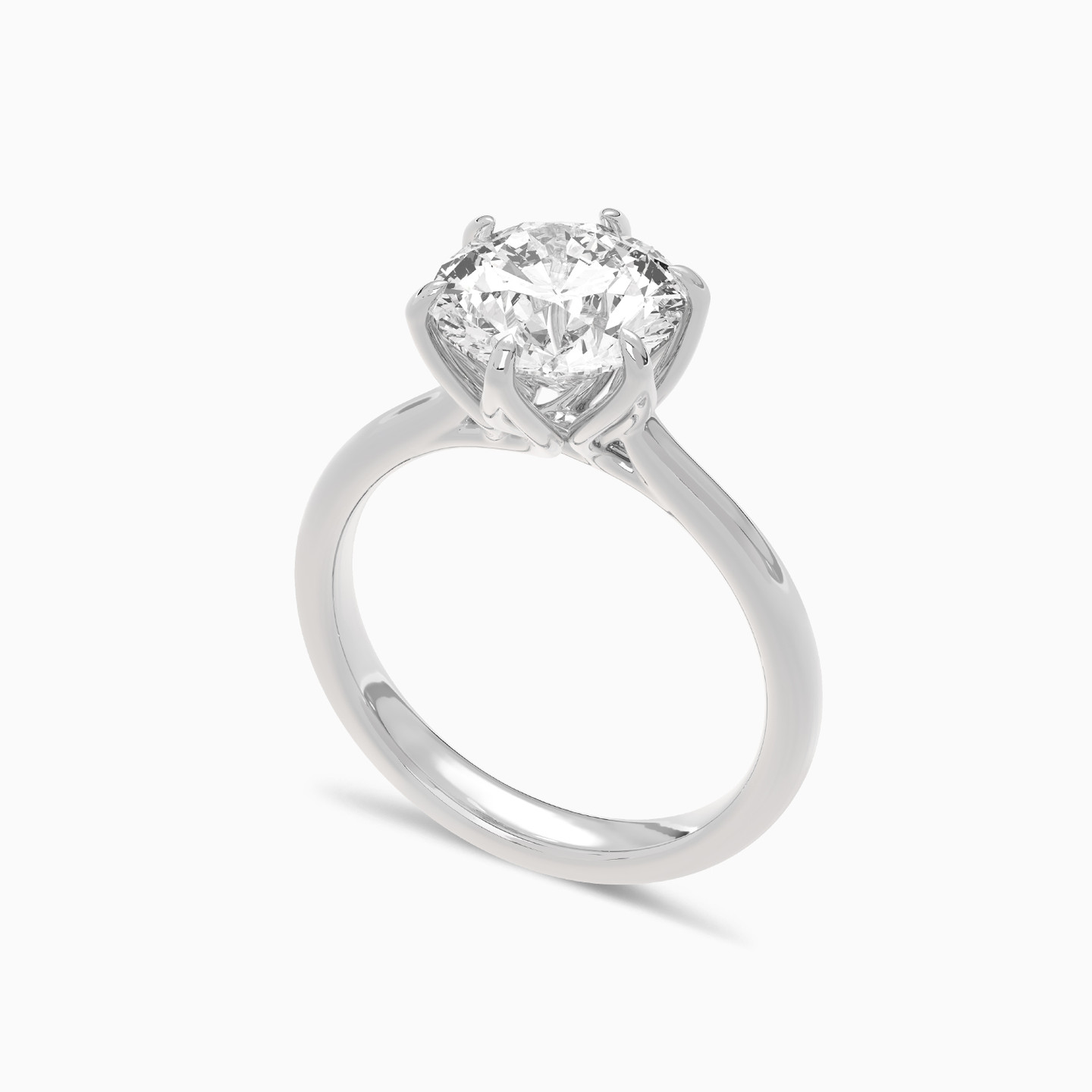 3.01 قيراط خاتم سوليتير ذهب عيار 18 قيراط مزين بألماس مختبرات - 2 3.01 قيراط خاتم سوليتير ذهب عيار 18 قيراط مزين بألماس مختبرات - 2