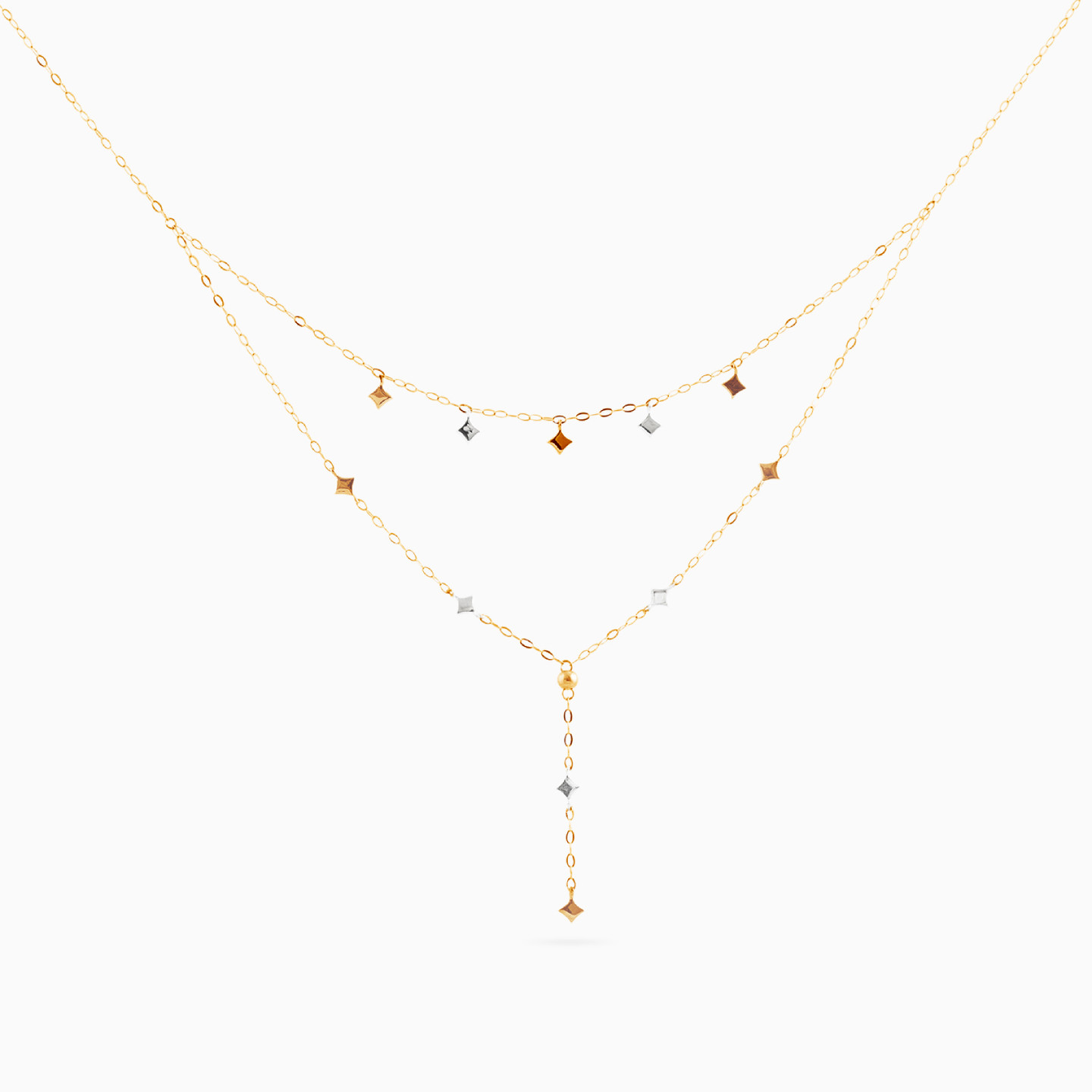 18K Gold Layered Necklace - 3