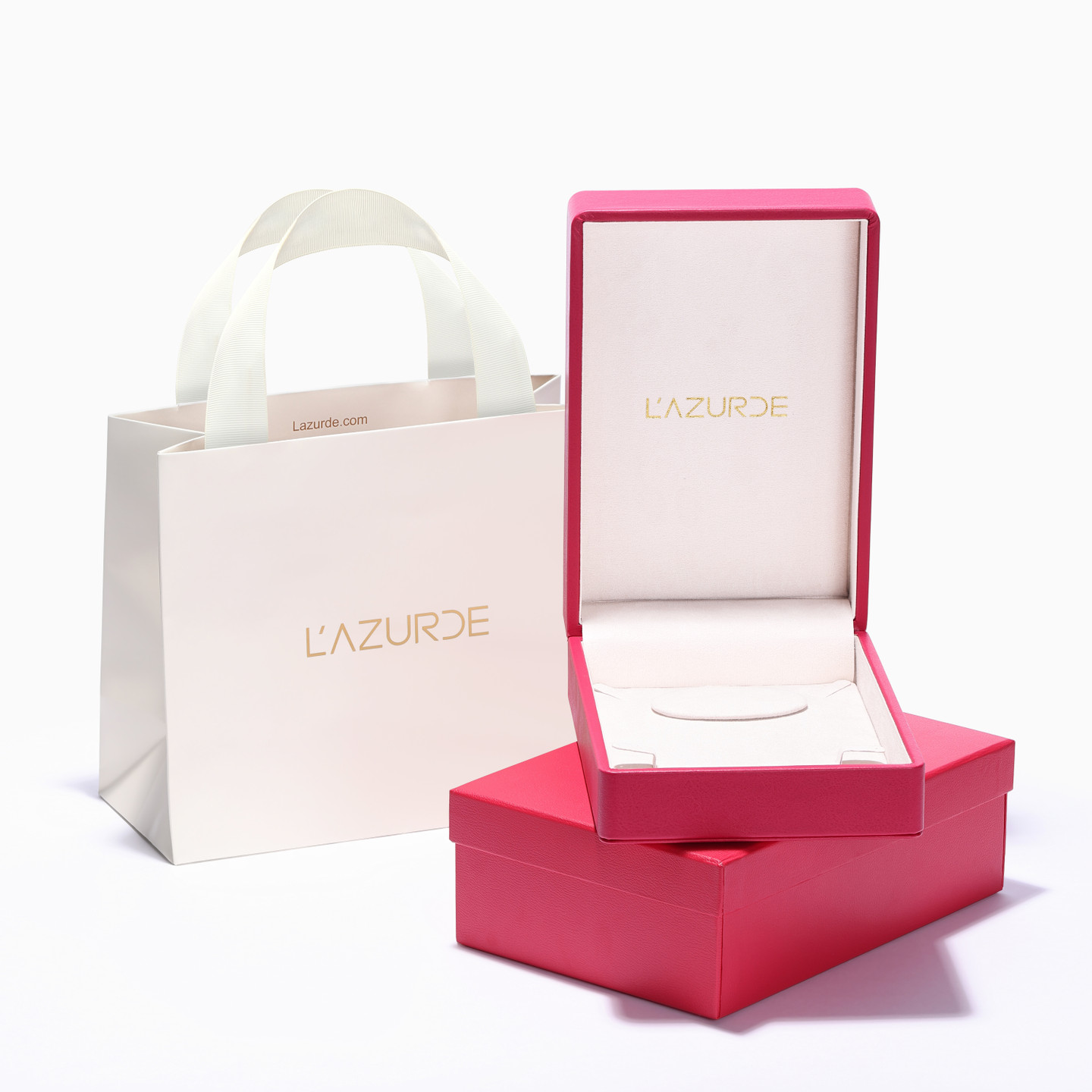 Multishaped Enamel Coated Jewelry Set in 21K Gold - 6