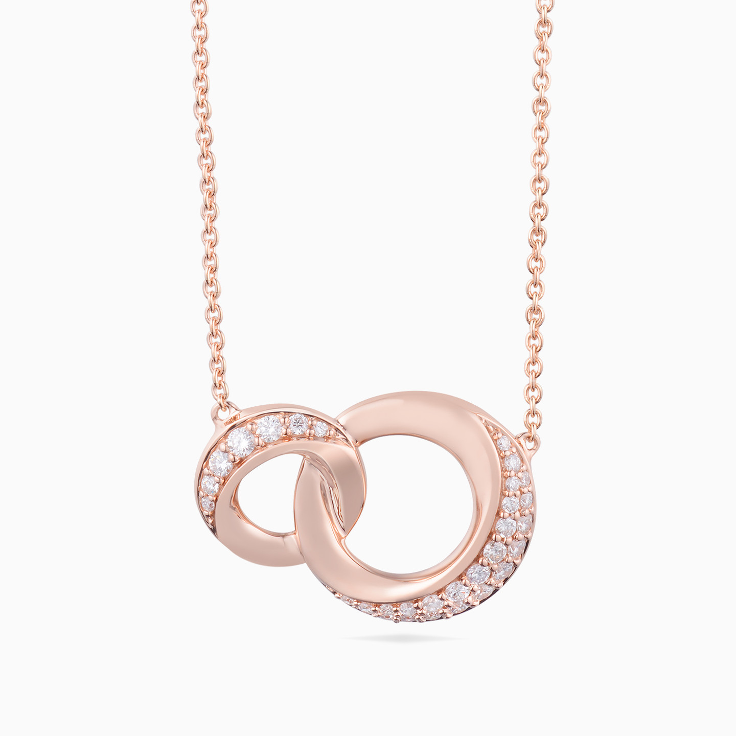 Circle Diamond Necklace in 18k Gold Circle Diamond Necklace in 18k Gold