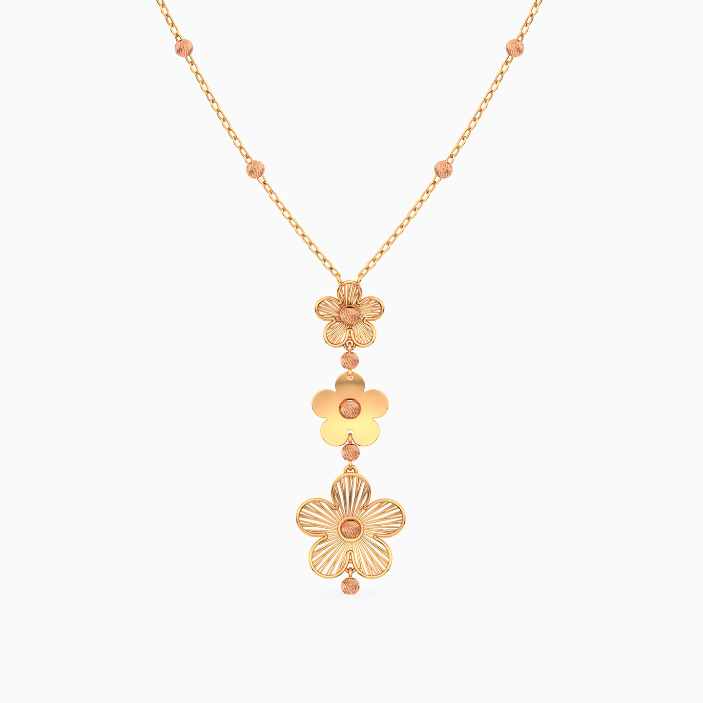 Floral Necklace in 21K Gold Floral Necklace in 21K Gold