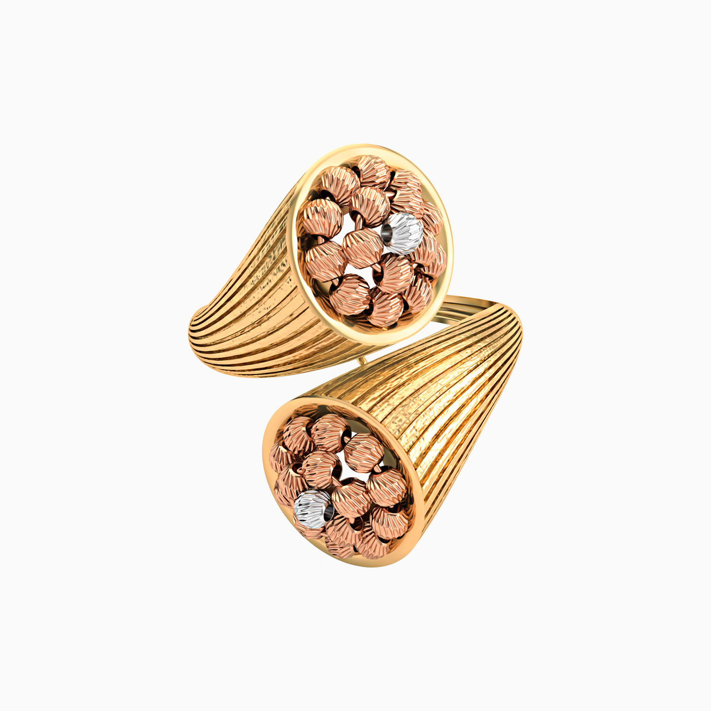Cone Two-Headed Ring in 21K Gold Cone Two-Headed Ring in 21K Gold