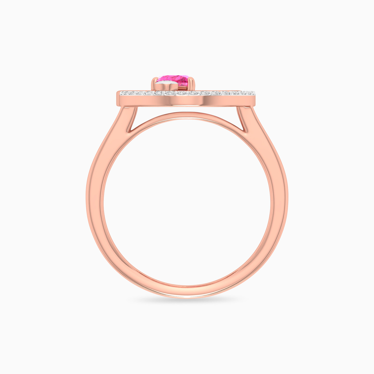 "Love" Diamond Ring in 18K Gold - 4 "Love" Diamond Ring in 18K Gold - 4