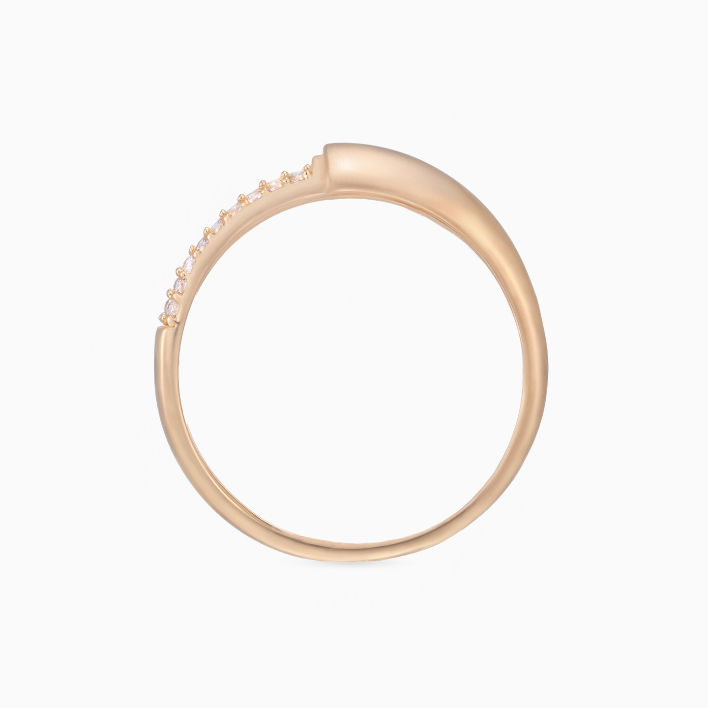 Cubic Zirconia Ring in 21K Gold - 4 Cubic Zirconia Ring in 21K Gold - 4