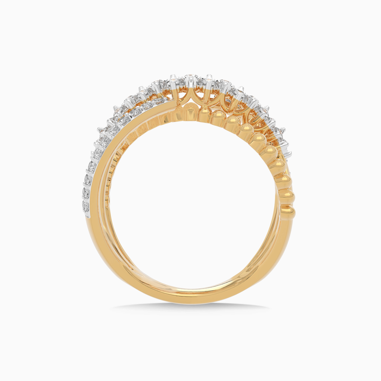 Statement Diamond Ring in 18K Gold - 7 Statement Diamond Ring in 18K Gold - 7