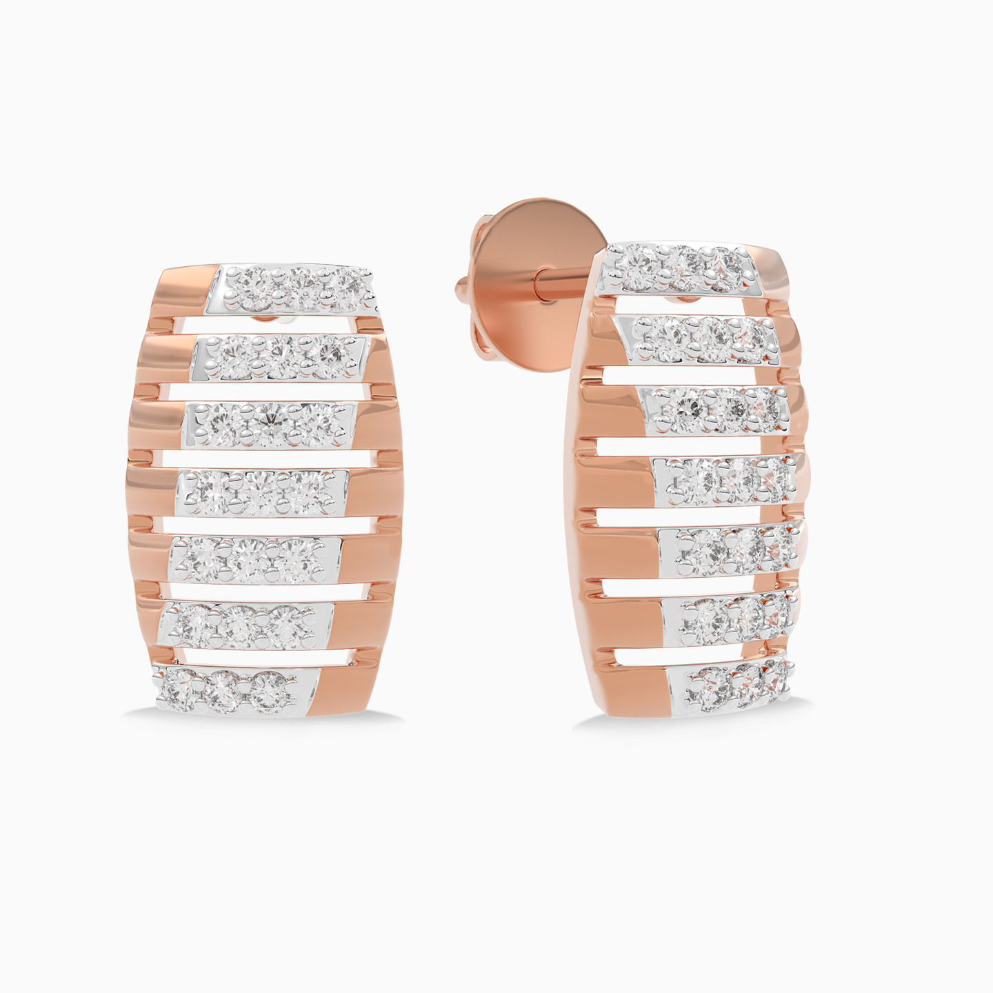 Statement Diamond Earrings in 18K Gold - 3 Statement Diamond Earrings in 18K Gold - 3