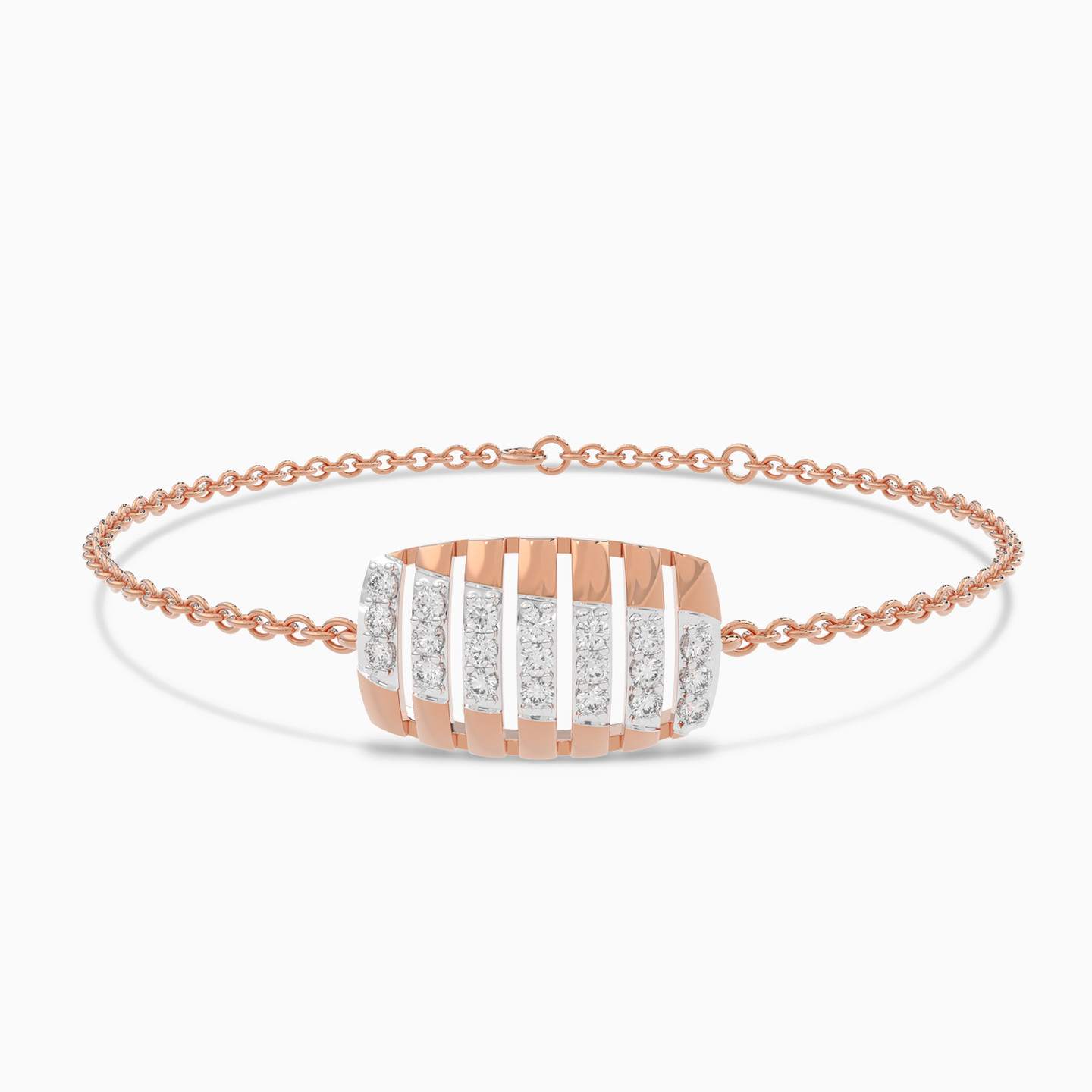 Statement Diamond Chain Bracelet in 18K Gold - 2 Statement Diamond Chain Bracelet in 18K Gold - 2