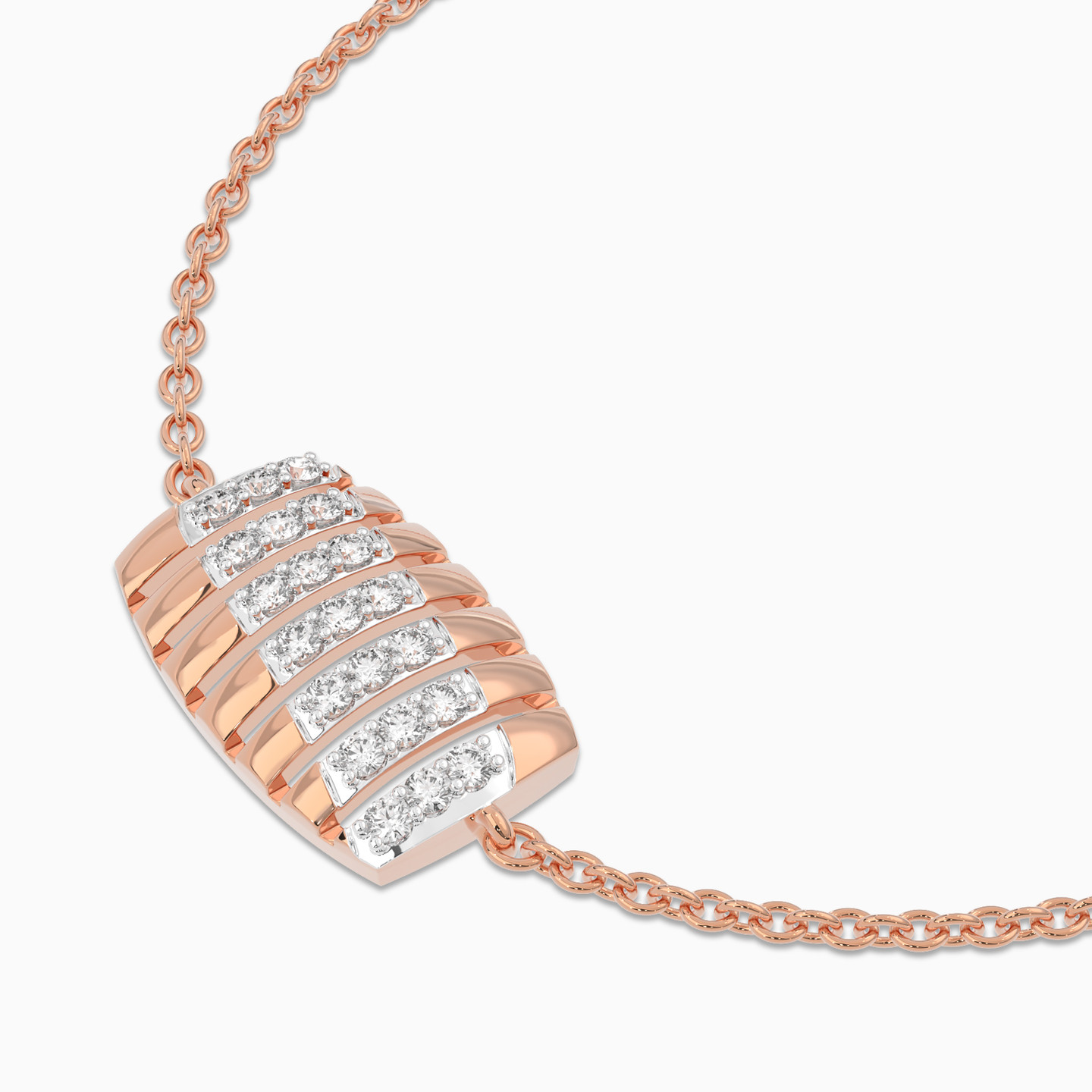 Statement Diamond Chain Bracelet in 18K Gold - 4 Statement Diamond Chain Bracelet in 18K Gold - 4