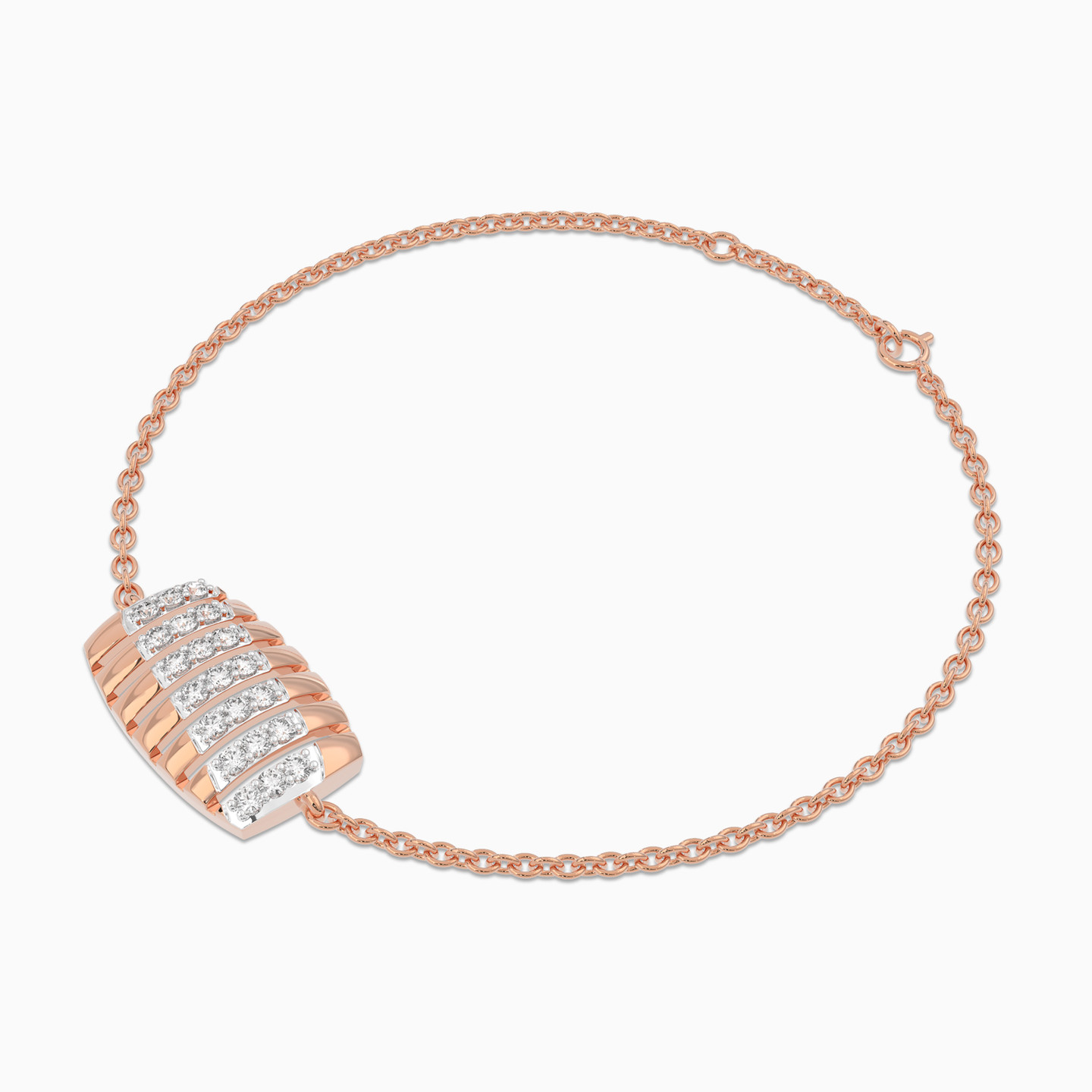 Statement Diamond Chain Bracelet in 18K Gold - 3 Statement Diamond Chain Bracelet in 18K Gold - 3