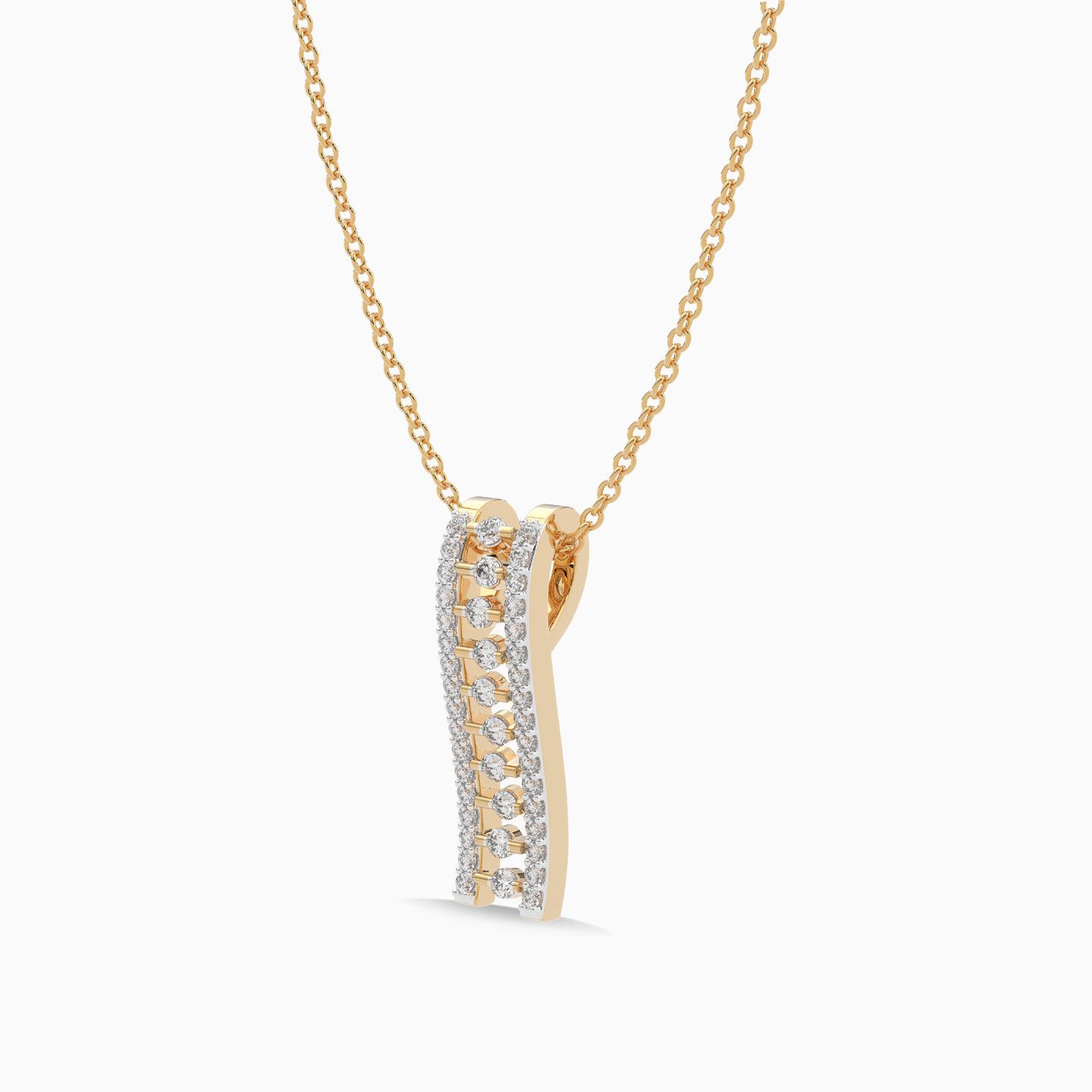 Diamond Necklace in 18K Gold - 7 Diamond Necklace in 18K Gold - 7