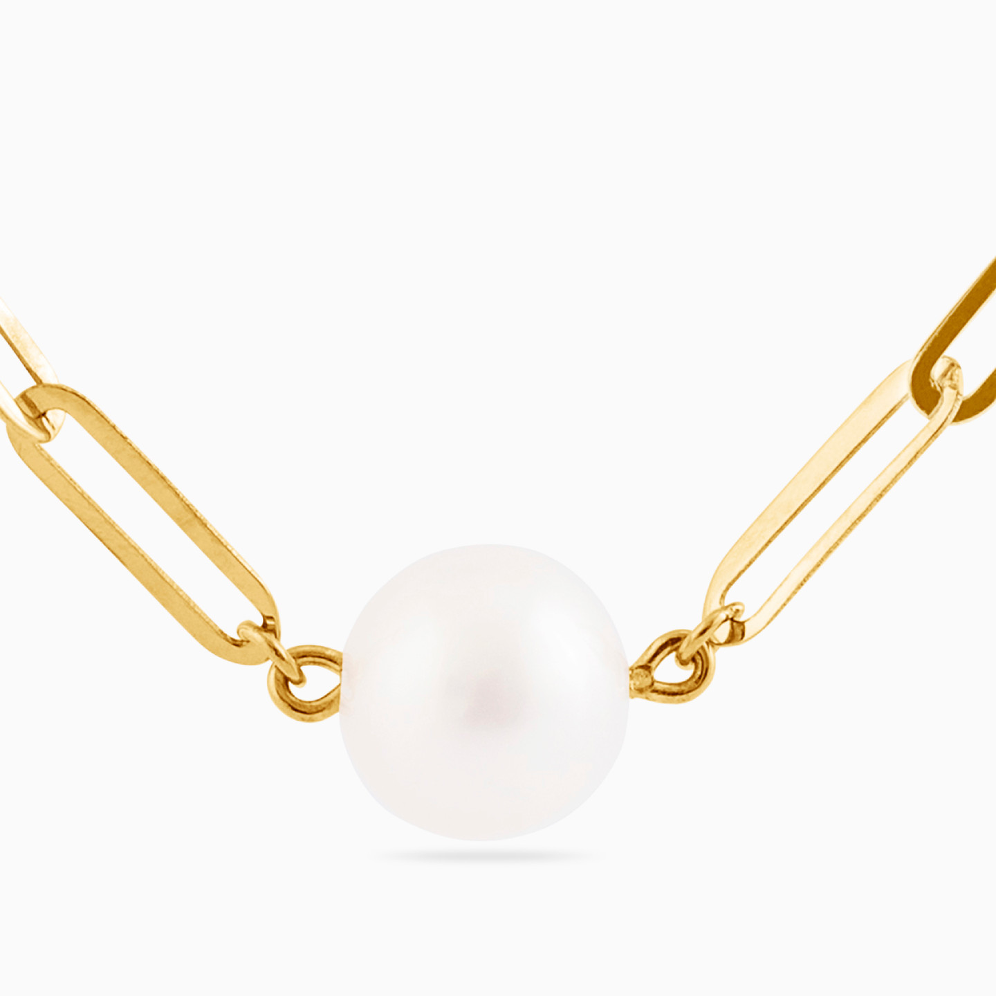 18K Gold Pearl Pendant Necklace - 3