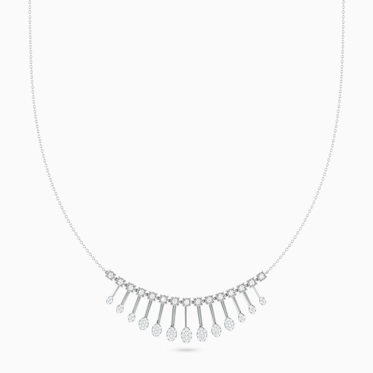 Diamond Necklace In 18K Gold Miss L' KSA1