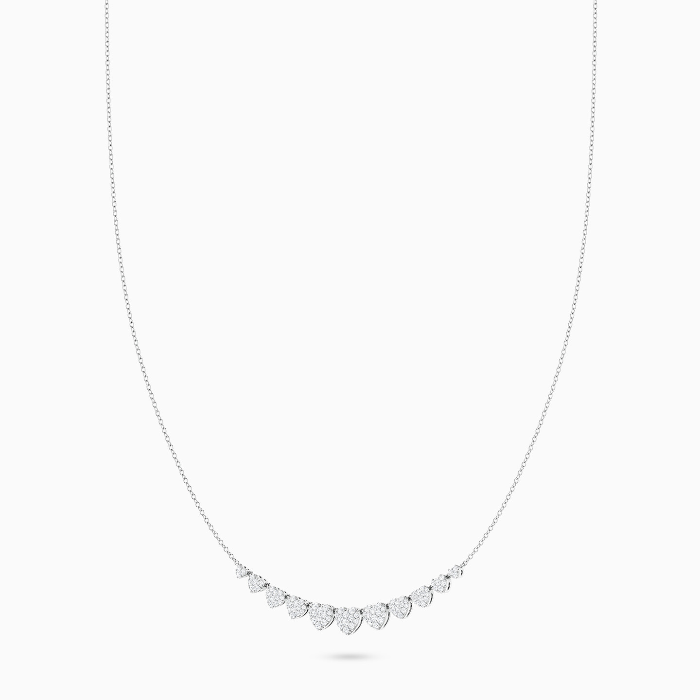 Diamond Necklace In 18K Gold - 2 Diamond Necklace In 18K Gold - 2