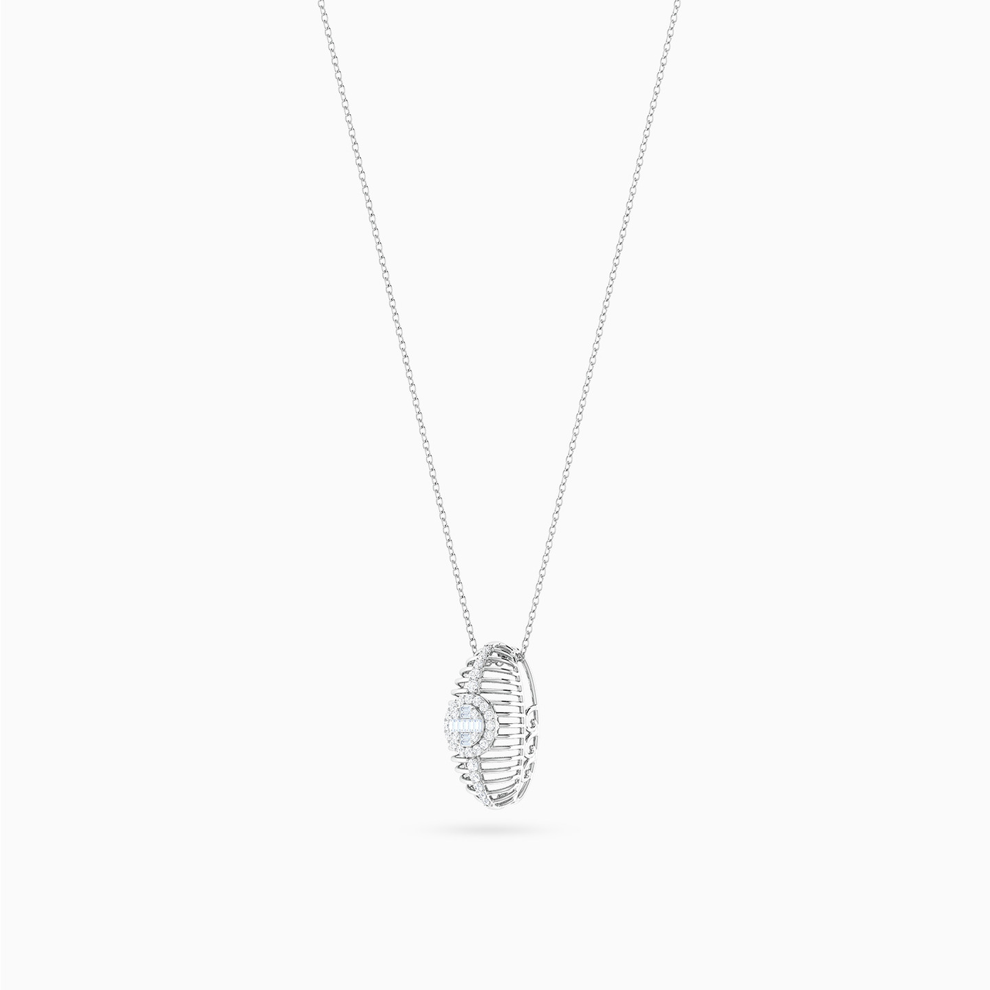 Diamond Necklace In 18K Gold - 2 Diamond Necklace In 18K Gold - 2