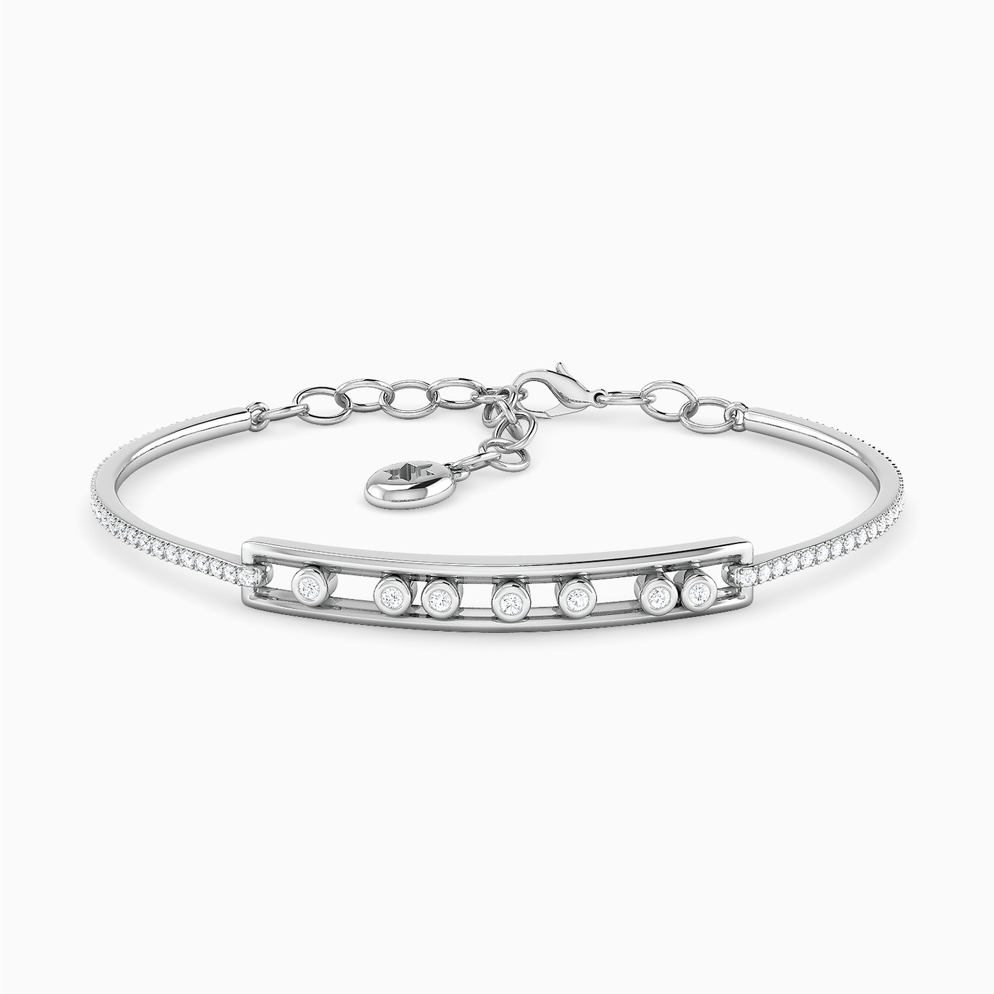 Diamond Bracelet In 18K Gold