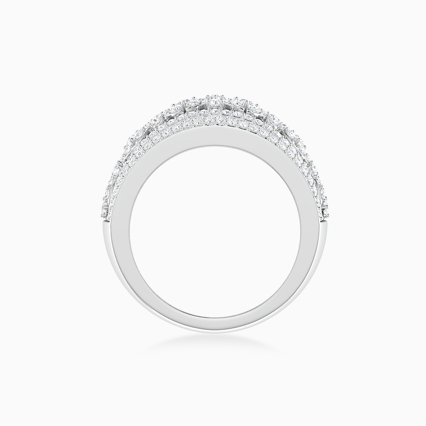 Diamond Ring In 18K Gold - 4 Diamond Ring In 18K Gold - 4