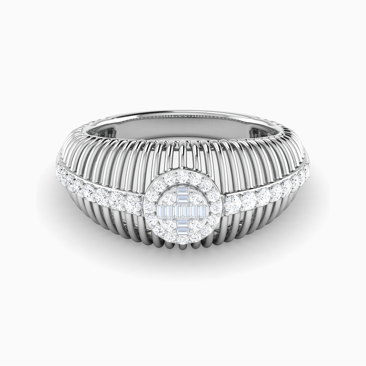 Diamond Ring In 18K Gold - 2 Diamond Ring In 18K Gold - 2