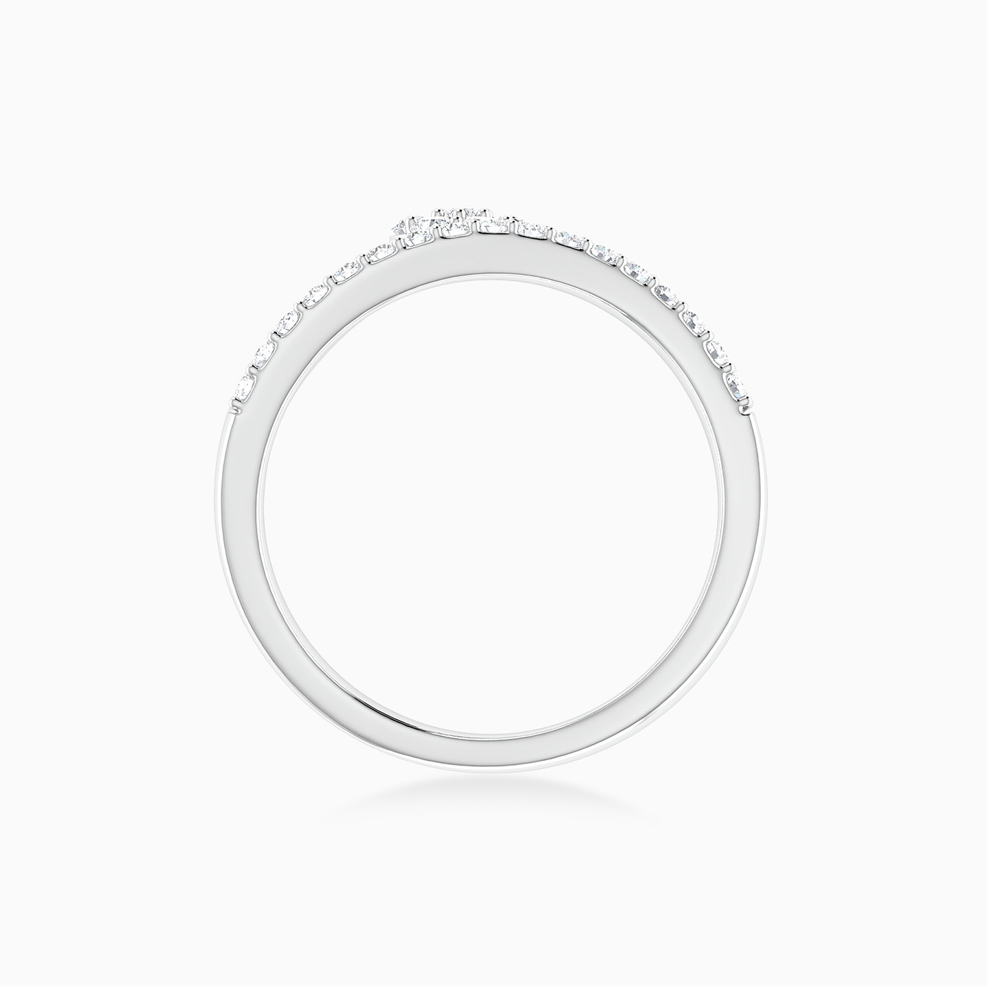 Diamond Ring In 18K Gold - 5 Diamond Ring In 18K Gold - 5