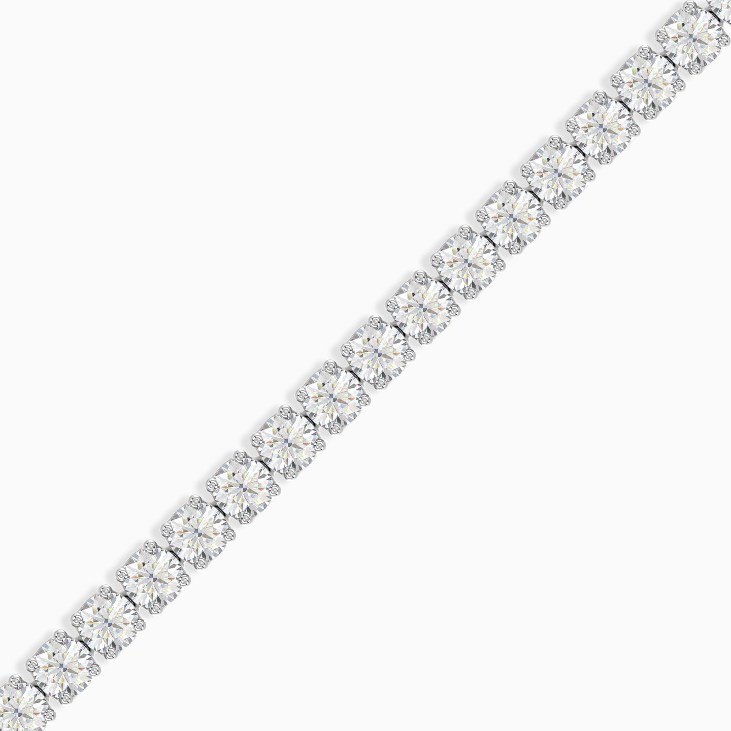 Diamond Tennis Bracelet in 18K Gold - 3 Diamond Tennis Bracelet in 18K Gold - 3